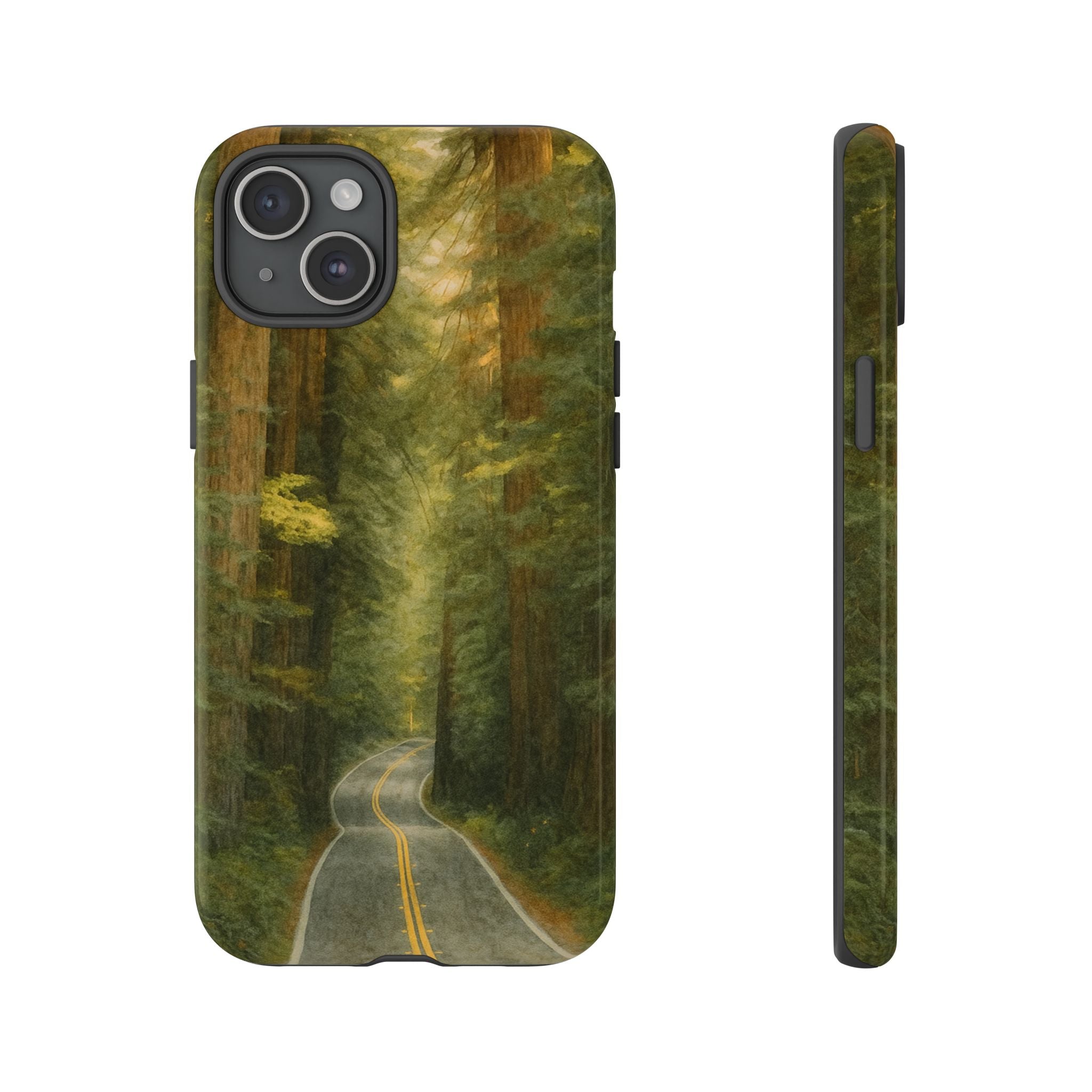 Redwoods National Park Road Phone Case - Perfect Gift for Nature Lovers and Park Enthusiasts