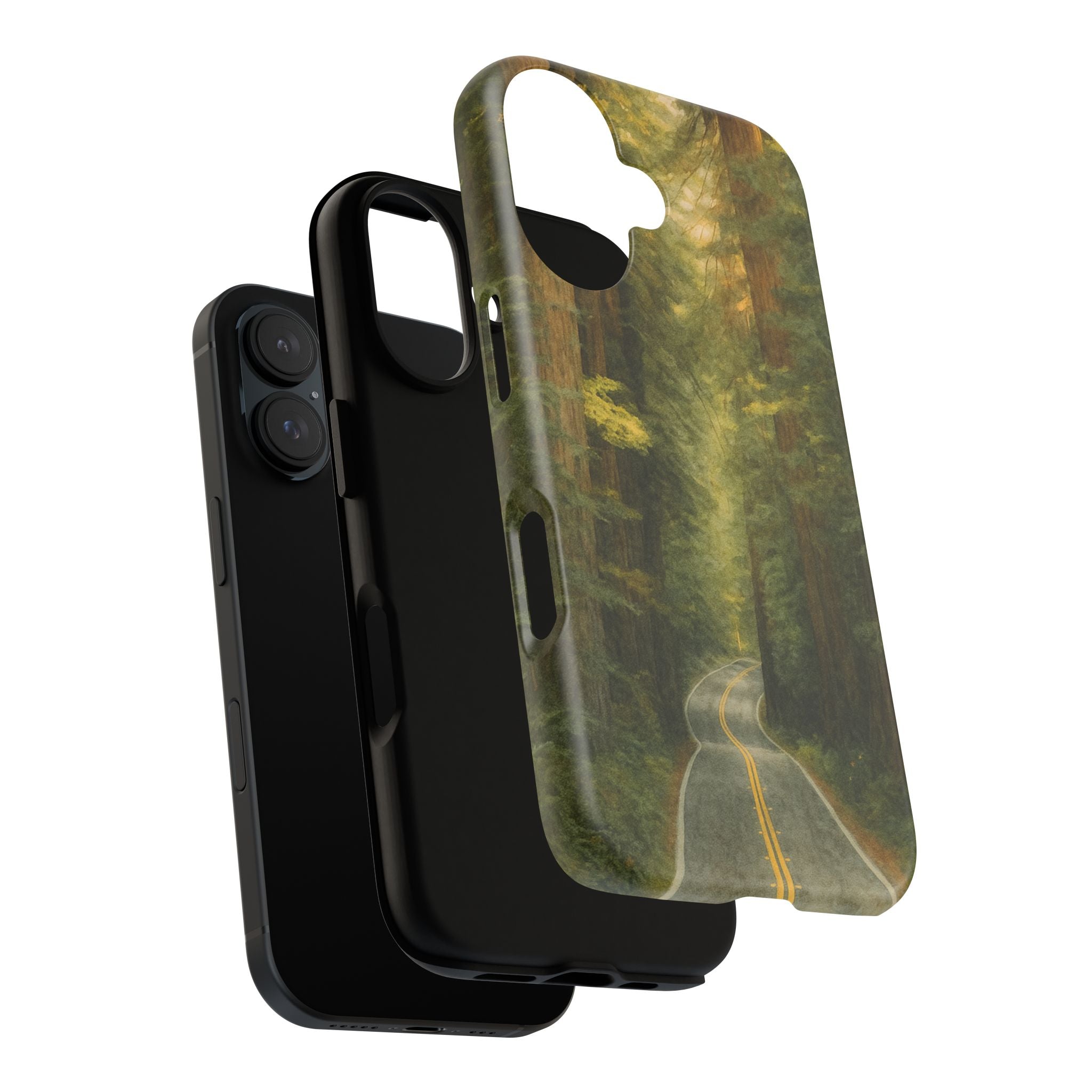 Redwoods National Park Road Phone Case - Perfect Gift for Nature Lovers and Park Enthusiasts
