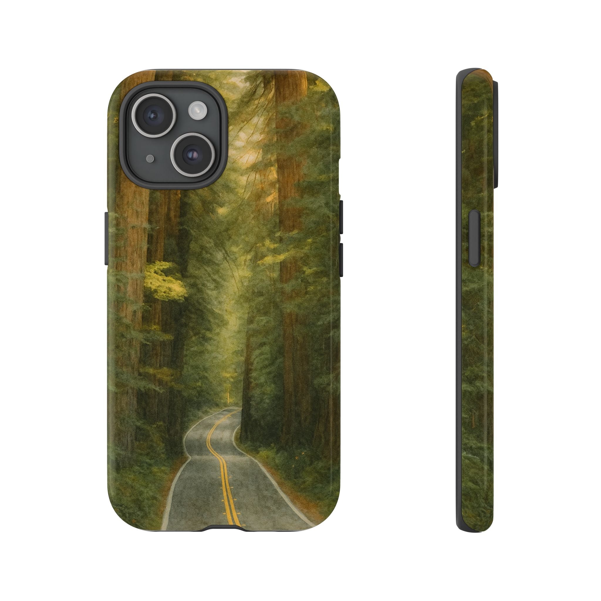 Redwoods National Park Road Phone Case - Perfect Gift for Nature Lovers and Park Enthusiasts