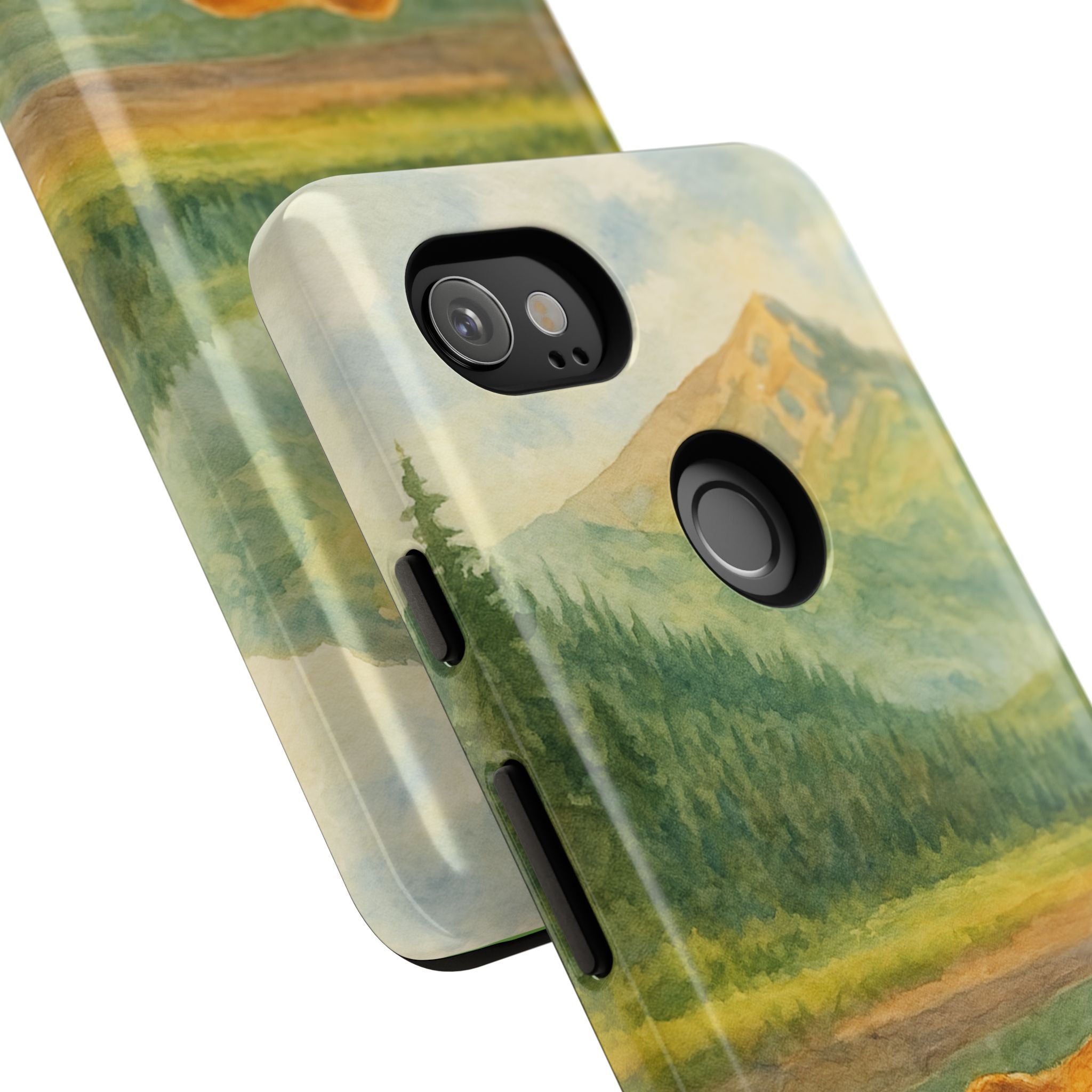 Scenic Bear Phone Case with, Tough & Protective Shell, Nature Lover Gift, Wildlife Art, Outdoor Adventure Accessory