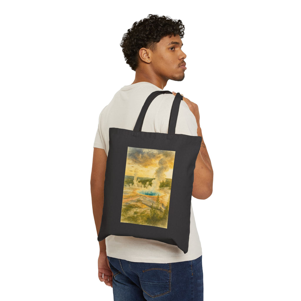 Yellowstone Hot Spring National Park Tote Bag