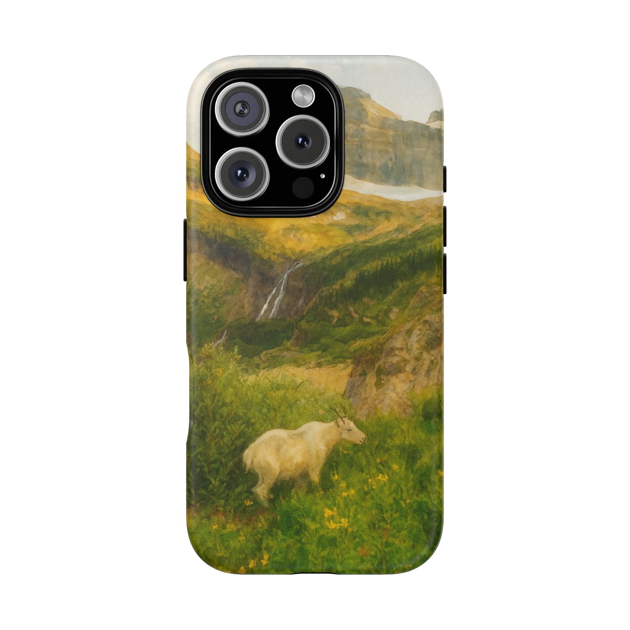 Glacier National Park Mountain Goat Phone Case - Perfect Gift for Nature Lovers and Park Enthusiasts
