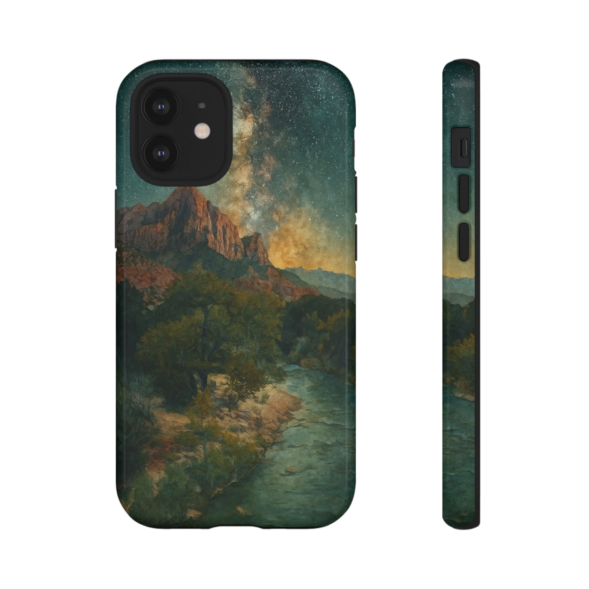 Zion National Park Milky Way Stars Phone Case - Perfect Gift for Nature Lovers and Park Enthusiasts