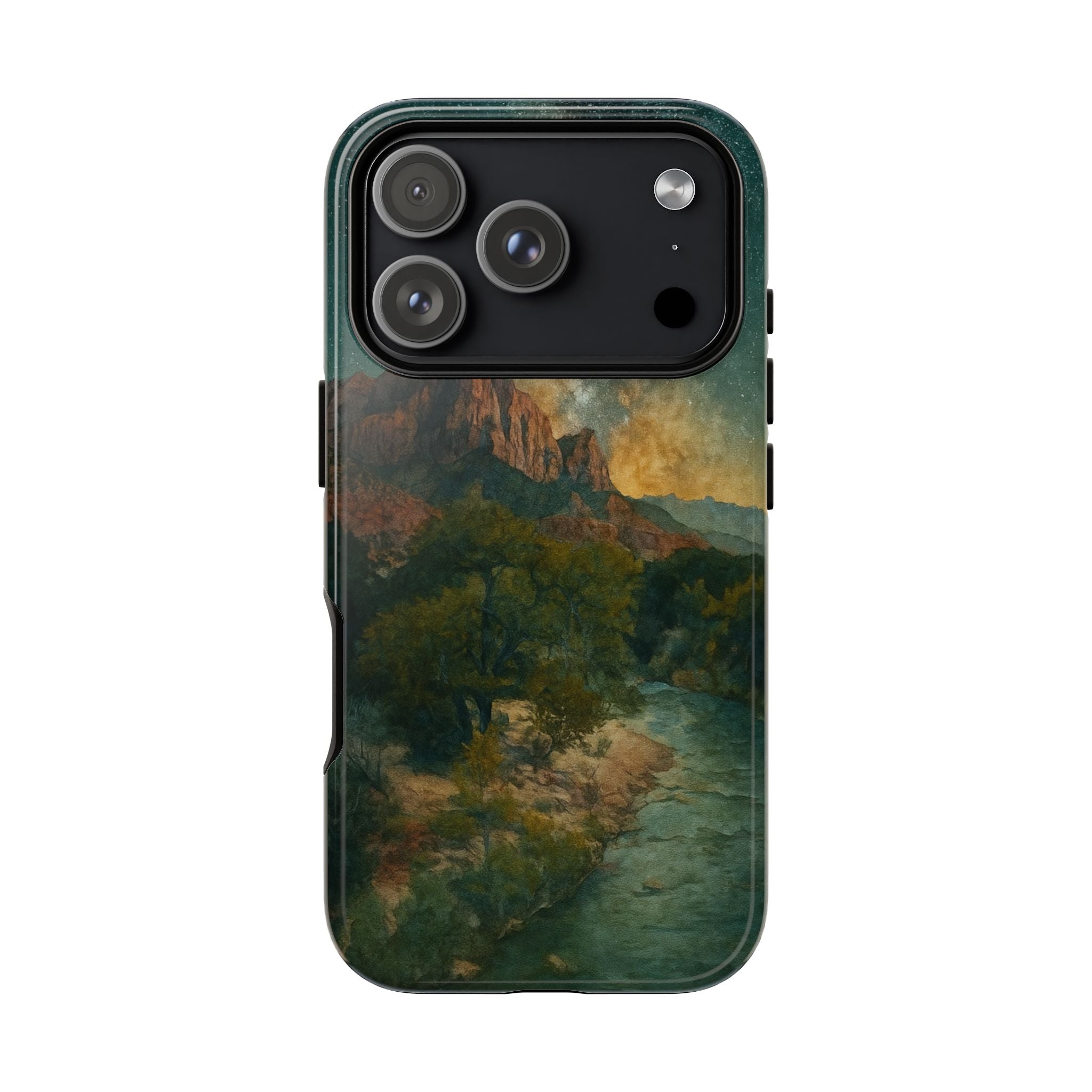 Zion National Park Milky Way Stars Phone Case - Perfect Gift for Nature Lovers and Park Enthusiasts