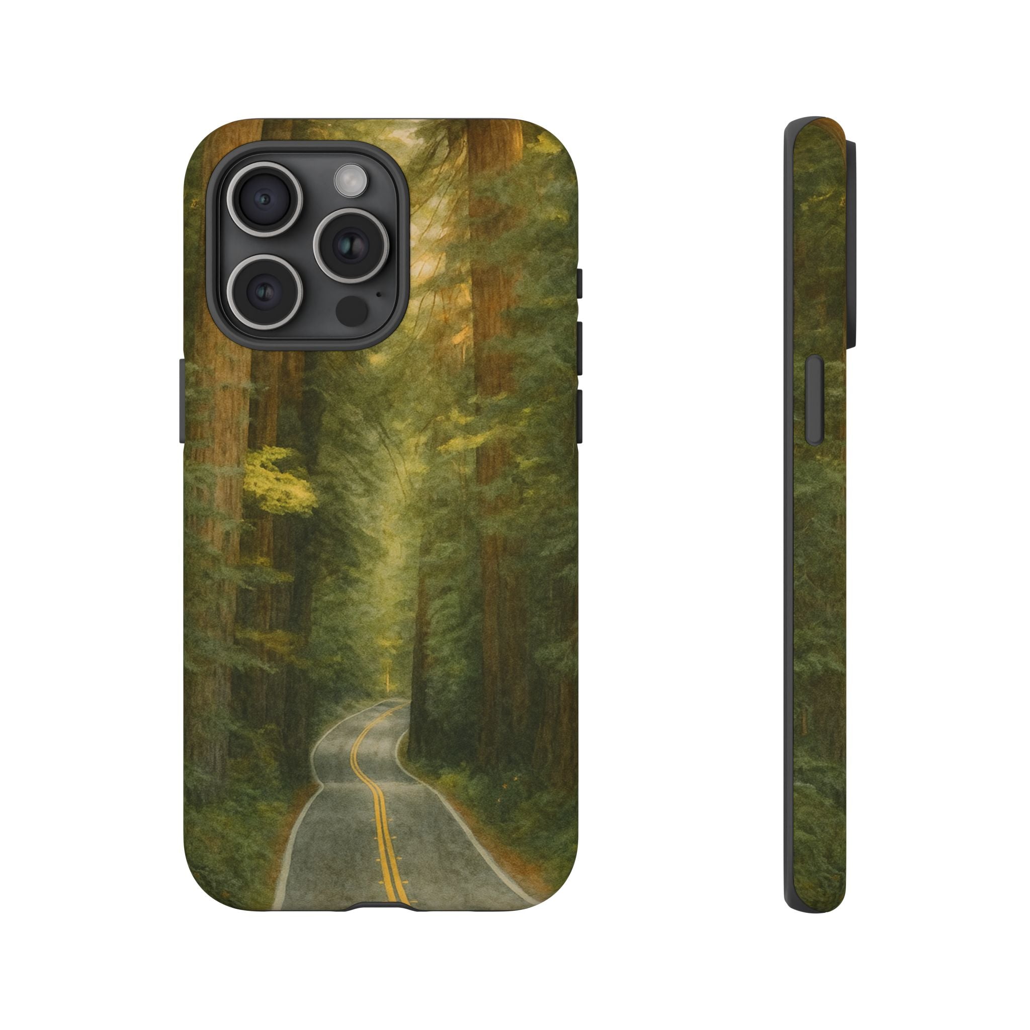 Redwoods National Park Road Phone Case - Perfect Gift for Nature Lovers and Park Enthusiasts