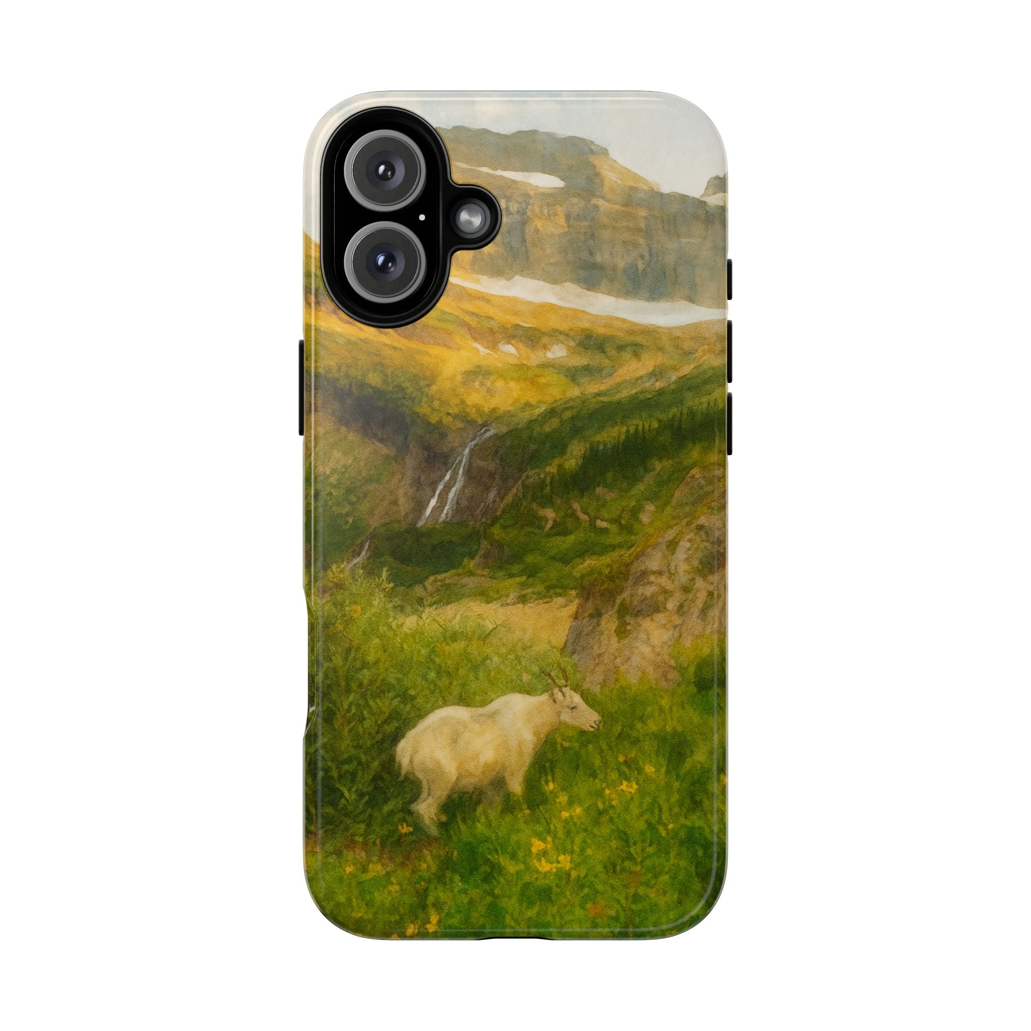 Glacier National Park Mountain Goat Phone Case - Perfect Gift for Nature Lovers and Park Enthusiasts