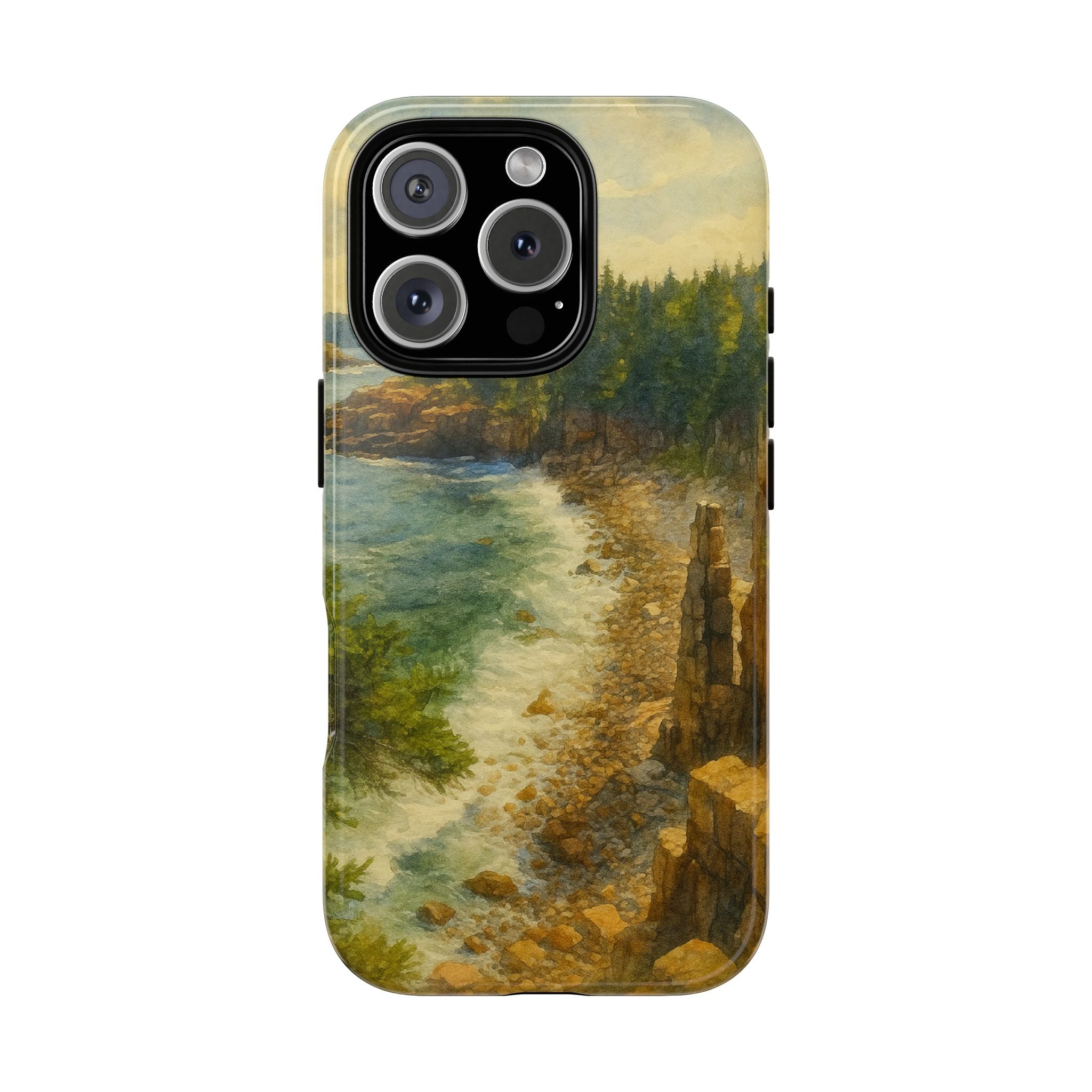 Acadia National Park Beach Phone Case - Perfect Gift for Nature Lovers and Park Enthusiasts