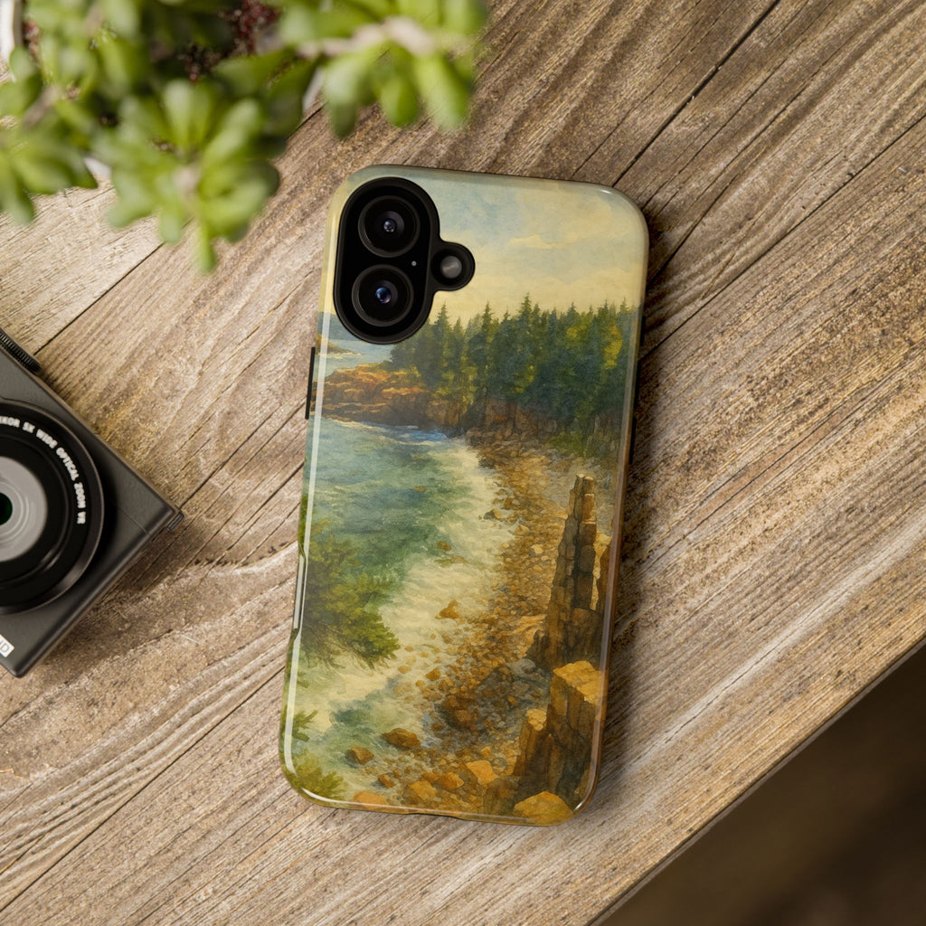 Acadia National Park Beach Phone Case - Perfect Gift for Nature Lovers and Park Enthusiasts