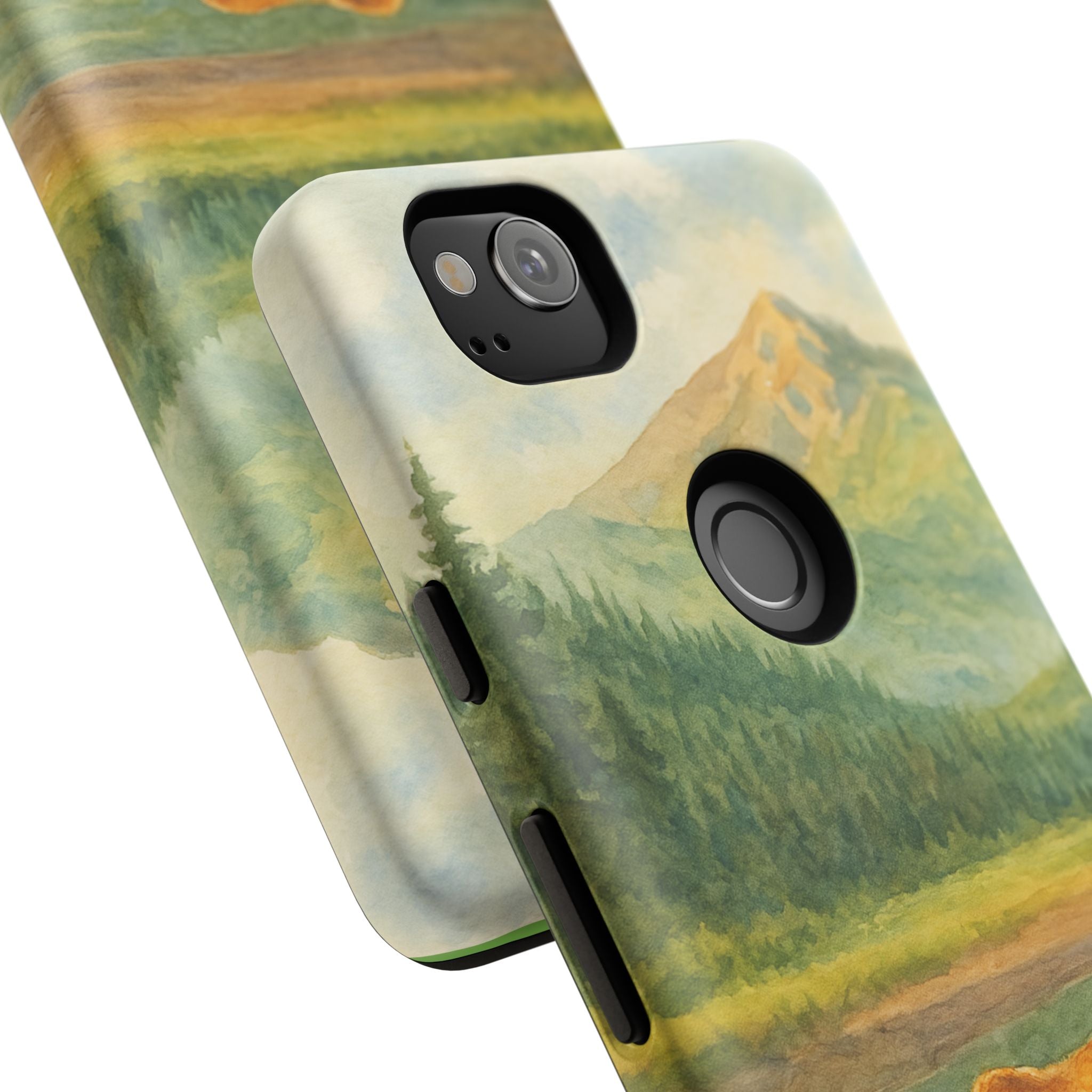 Scenic Bear Phone Case with, Tough & Protective Shell, Nature Lover Gift, Wildlife Art, Outdoor Adventure Accessory