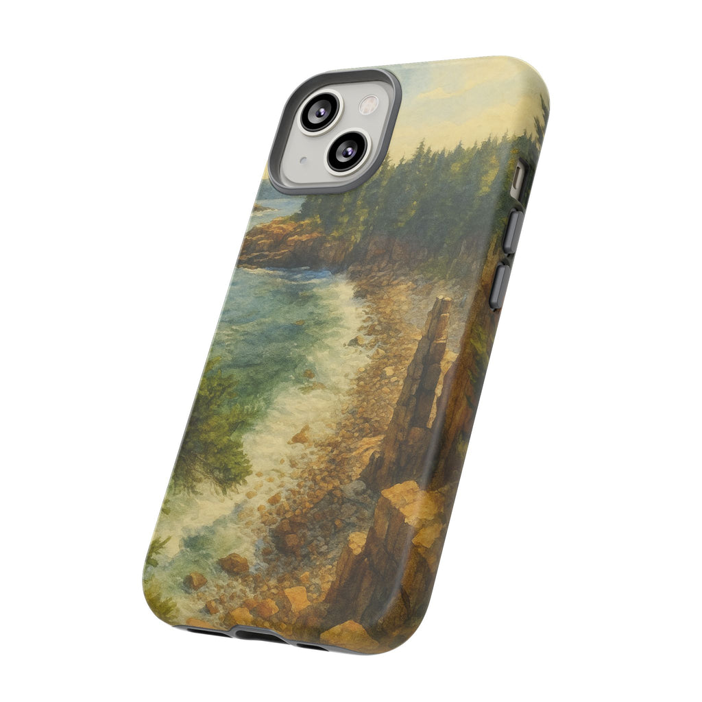 Acadia National Park Beach Phone Case - Perfect Gift for Nature Lovers and Park Enthusiasts