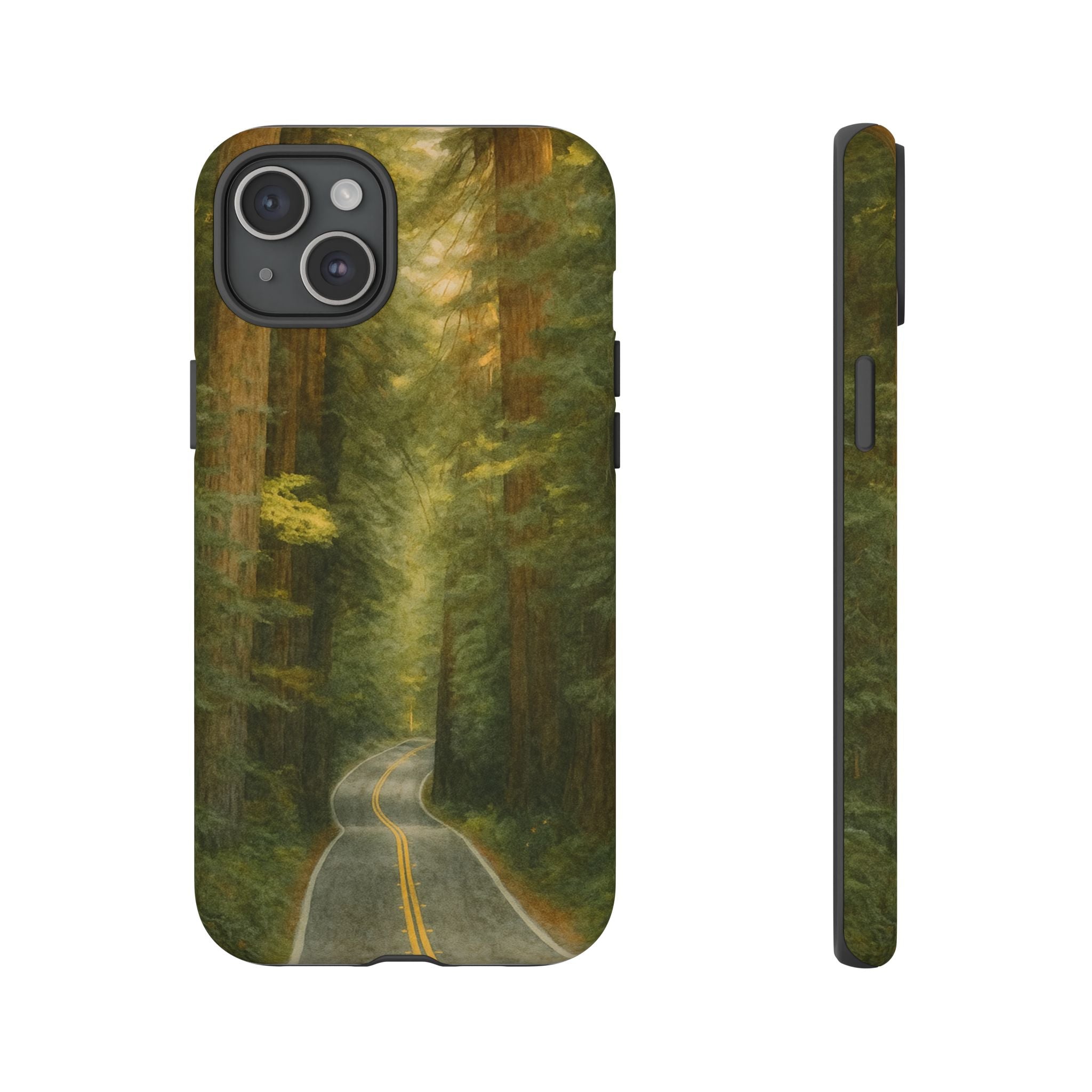 Redwoods National Park Road Phone Case - Perfect Gift for Nature Lovers and Park Enthusiasts