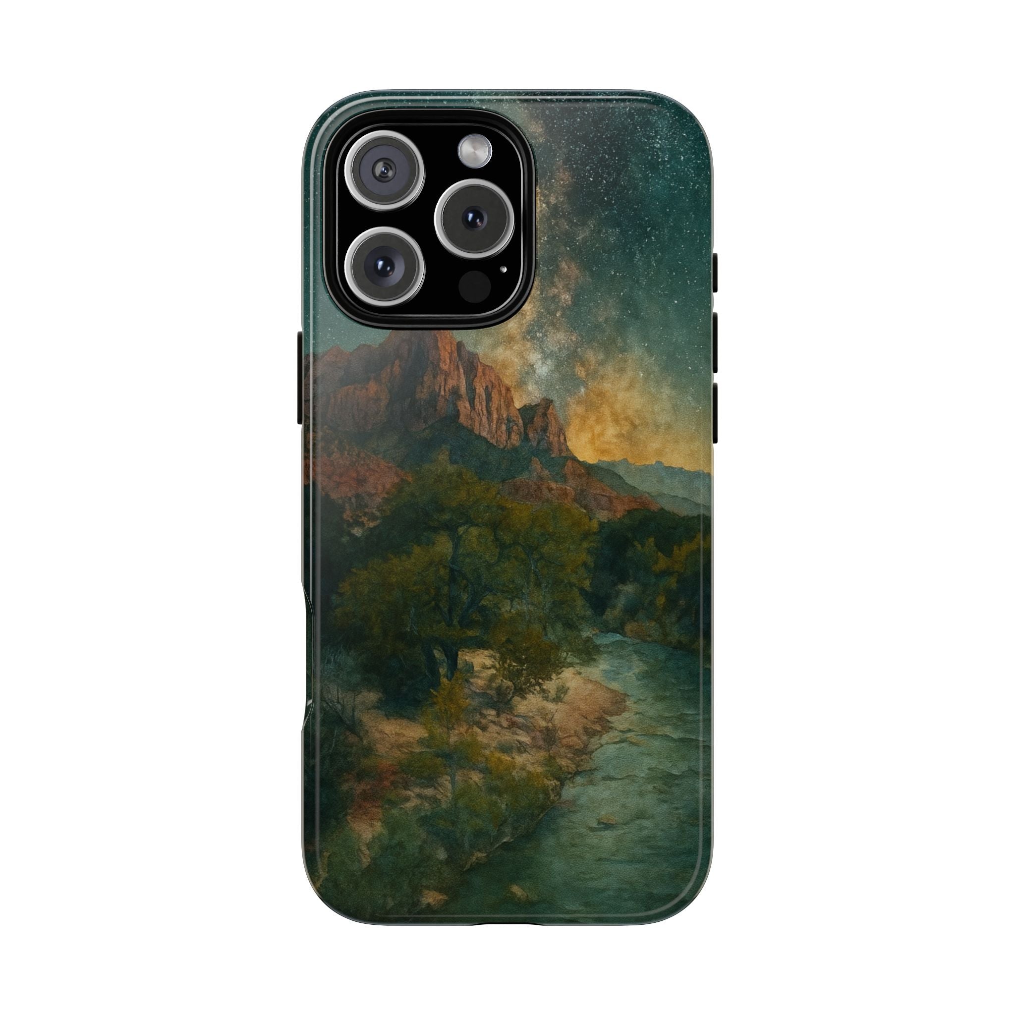 Zion National Park Milky Way Stars Phone Case - Perfect Gift for Nature Lovers and Park Enthusiasts