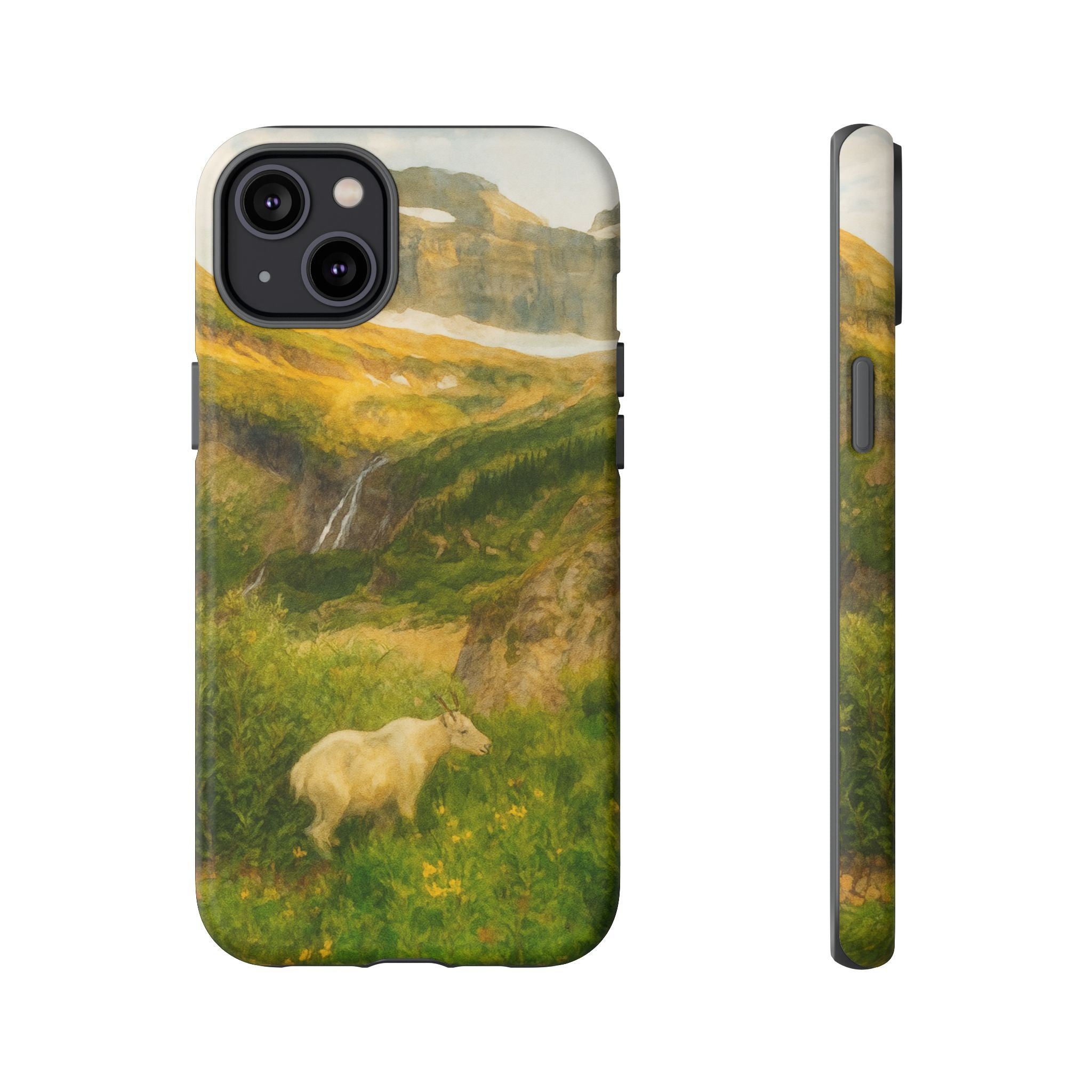 Glacier National Park Mountain Goat Phone Case - Perfect Gift for Nature Lovers and Park Enthusiasts