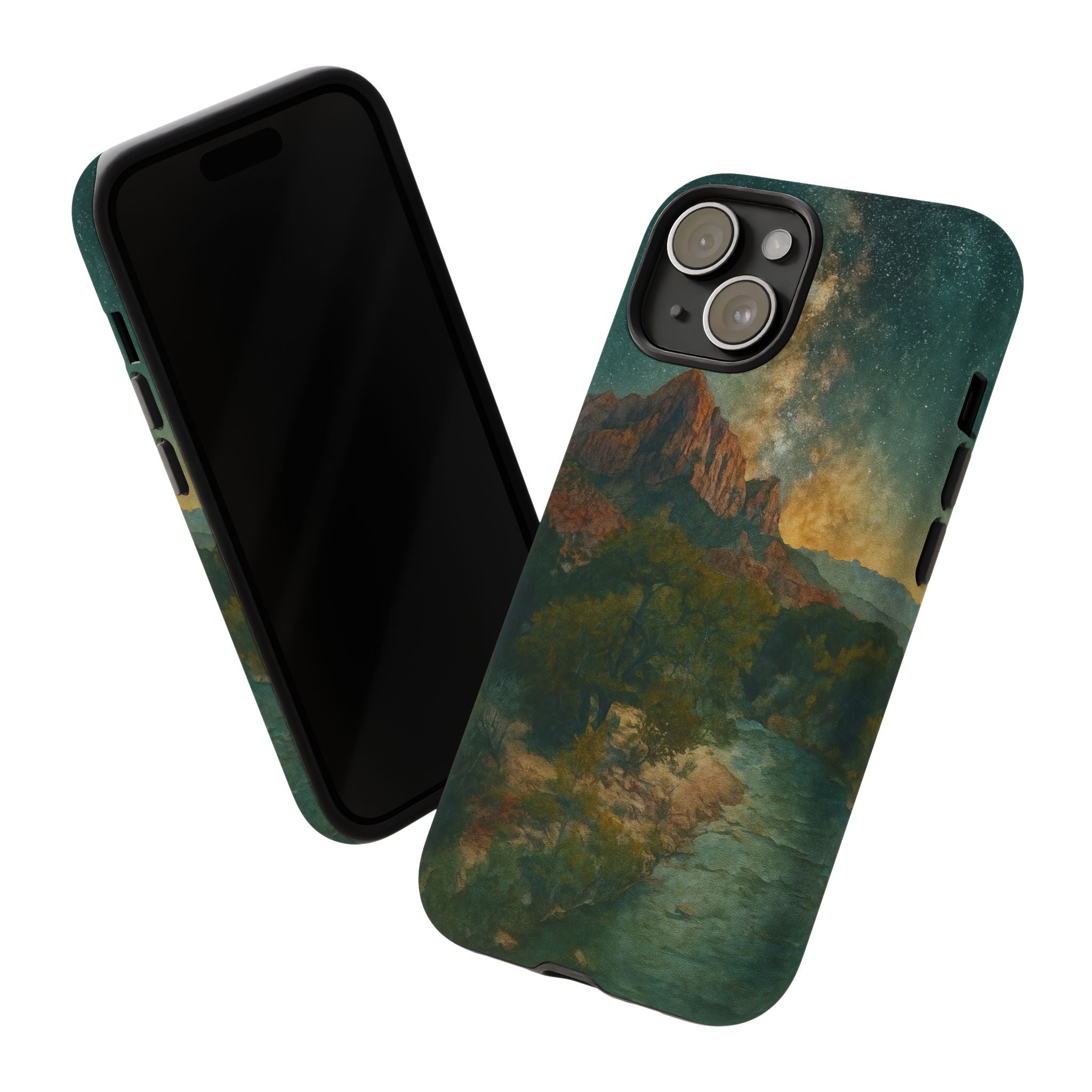 Zion National Park Milky Way Stars Phone Case - Perfect Gift for Nature Lovers and Park Enthusiasts