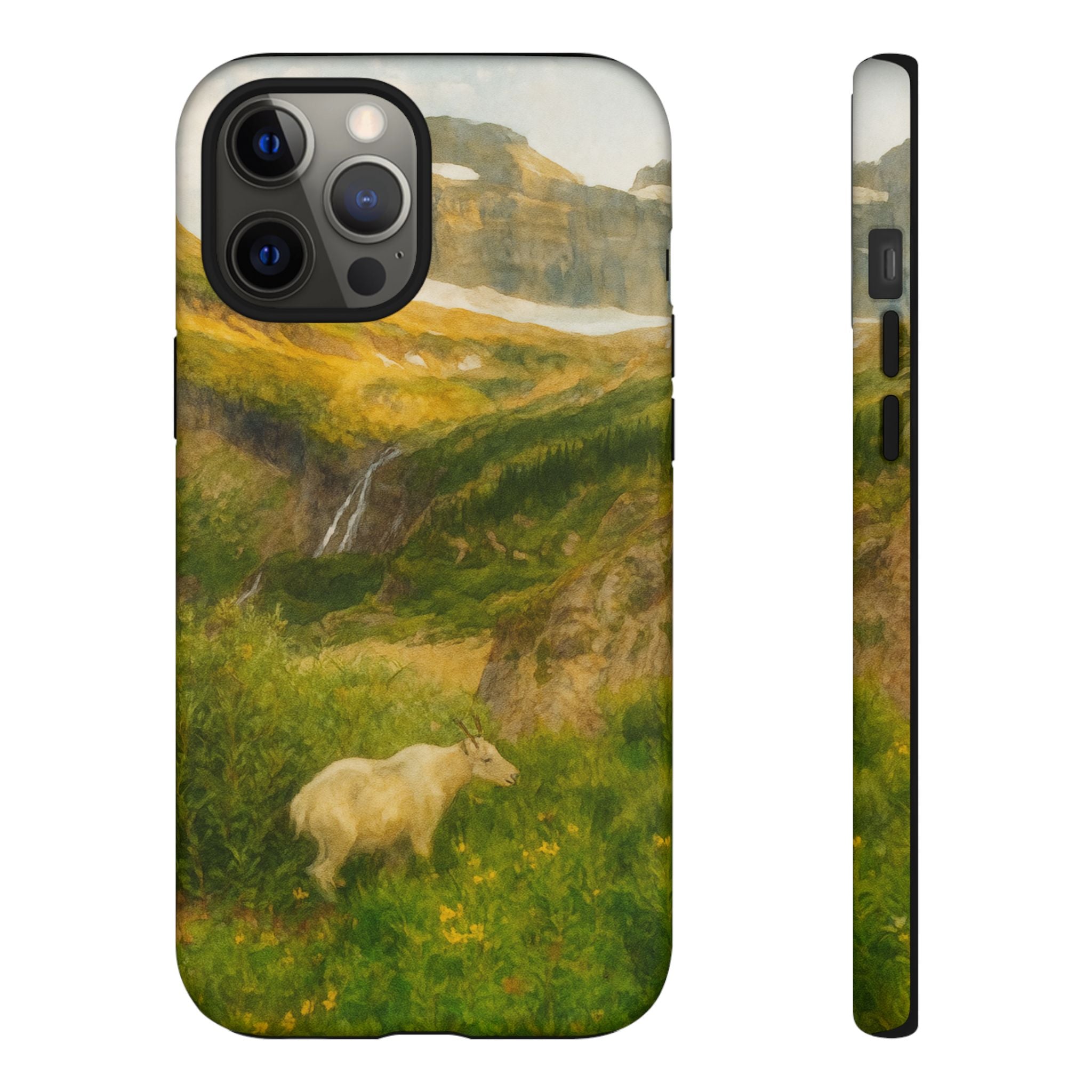 Glacier National Park Mountain Goat Phone Case - Perfect Gift for Nature Lovers and Park Enthusiasts