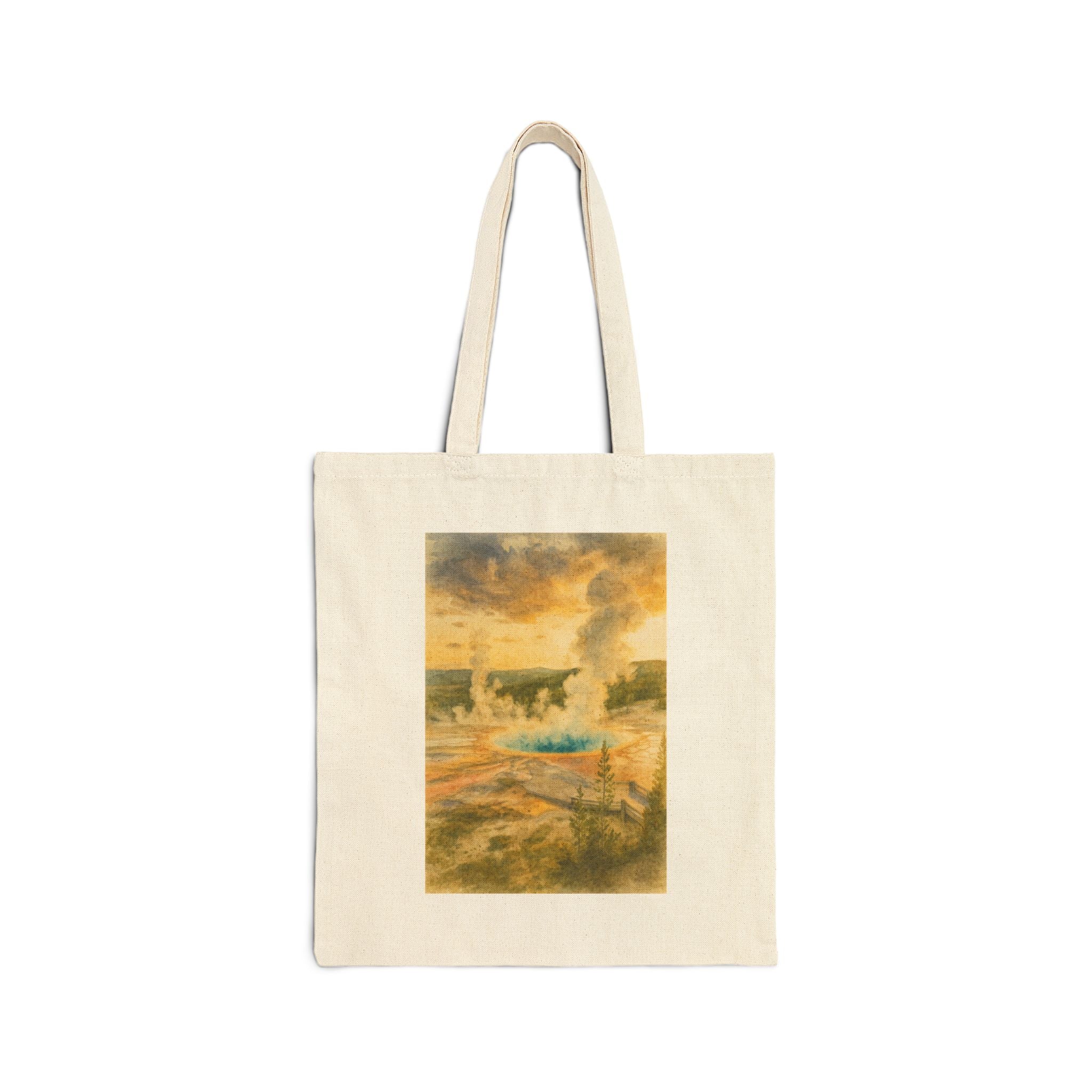 Yellowstone Hot Spring National Park Tote Bag