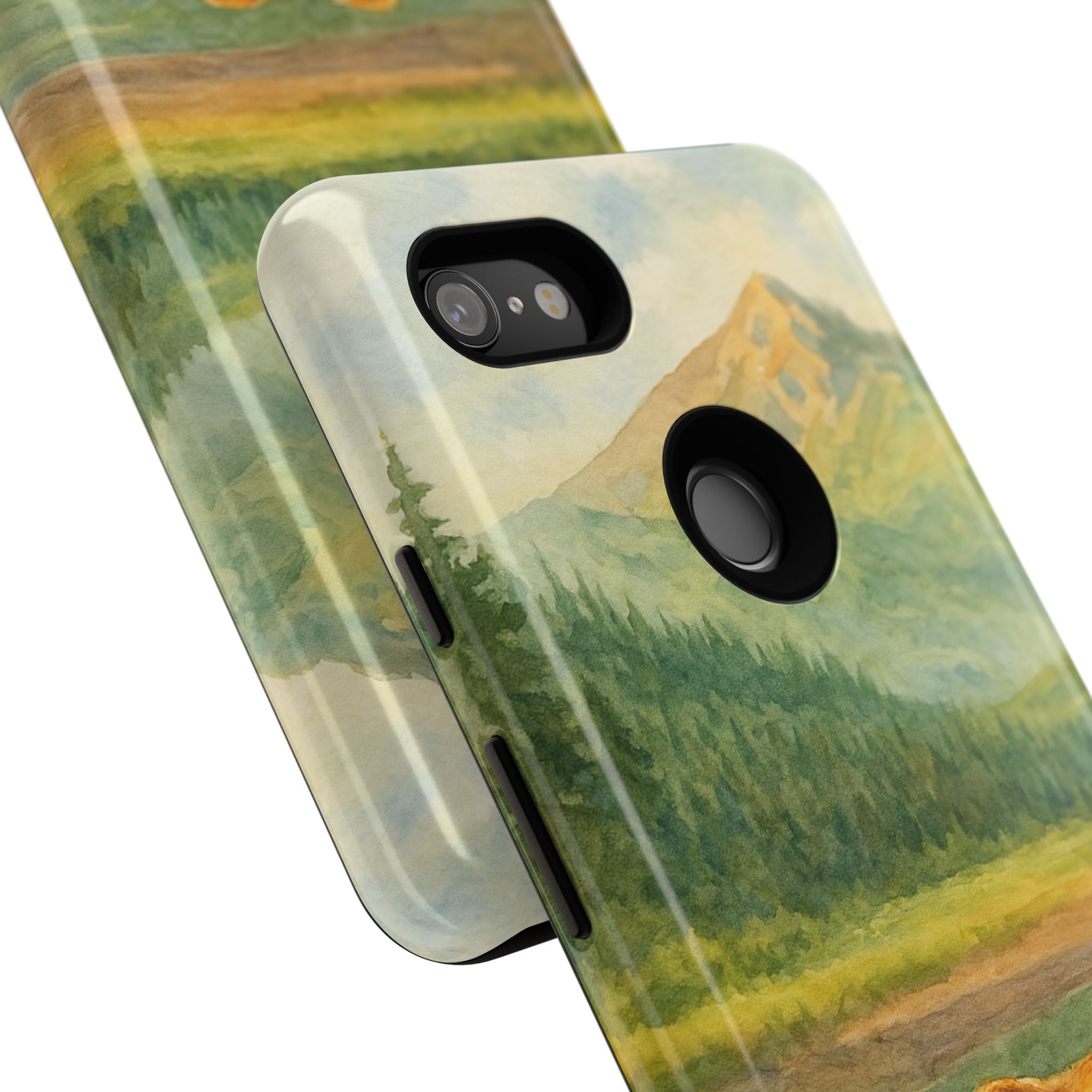 Scenic Bear Phone Case with, Tough & Protective Shell, Nature Lover Gift, Wildlife Art, Outdoor Adventure Accessory
