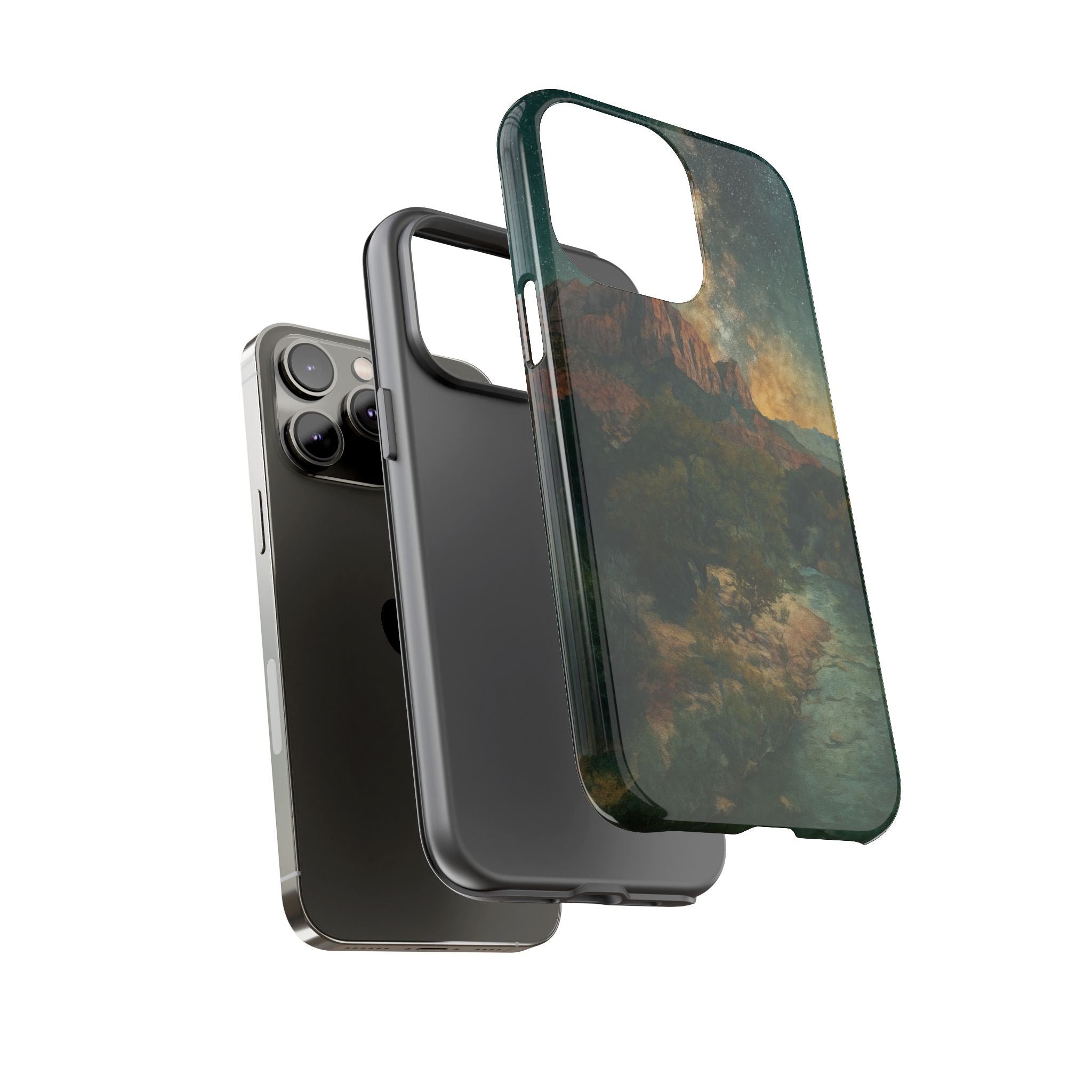 Zion National Park Milky Way Stars Phone Case - Perfect Gift for Nature Lovers and Park Enthusiasts