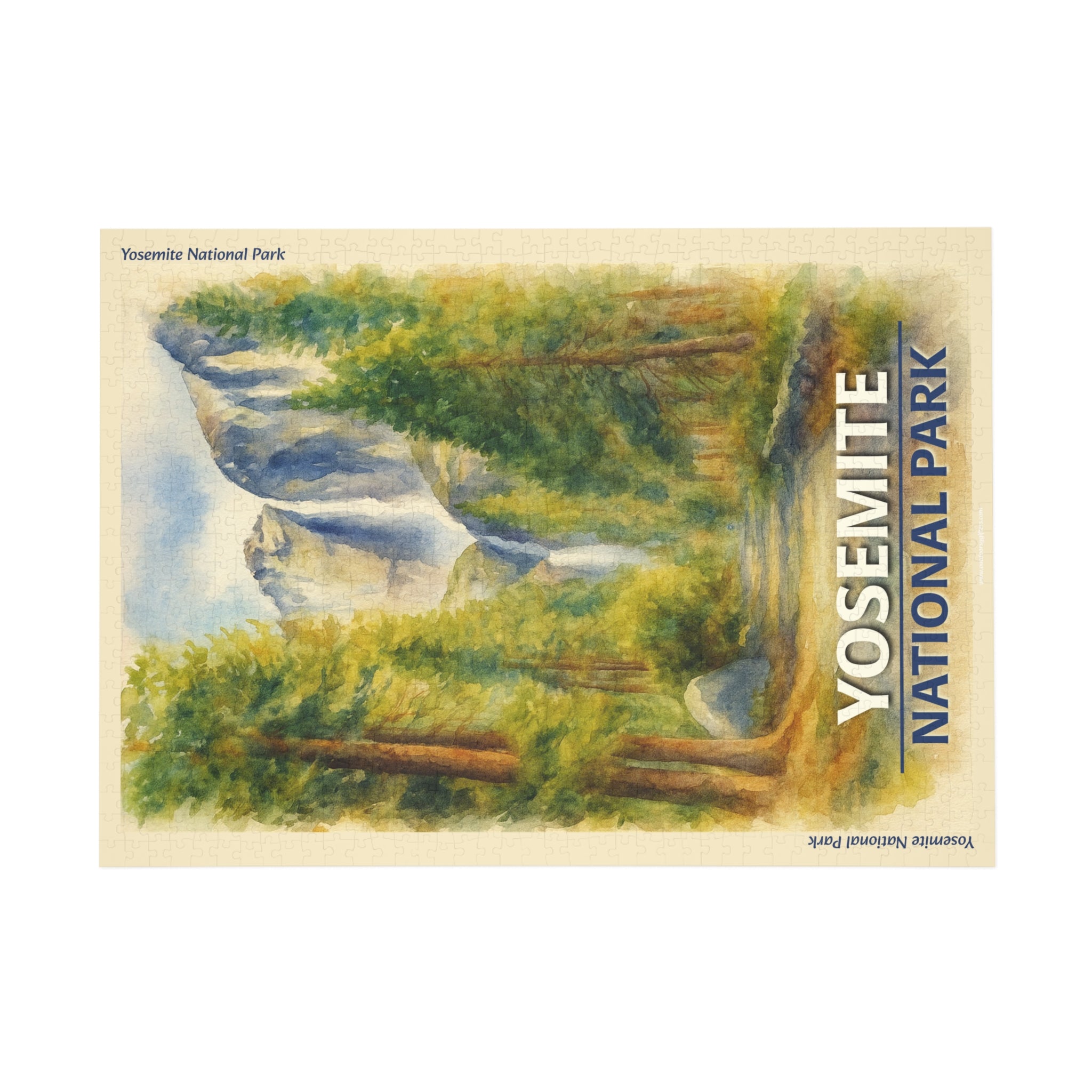 Yosemite National Park Yosemite Falls Scenic 1000-Piece Puzzle - Jigsaw Puzzle