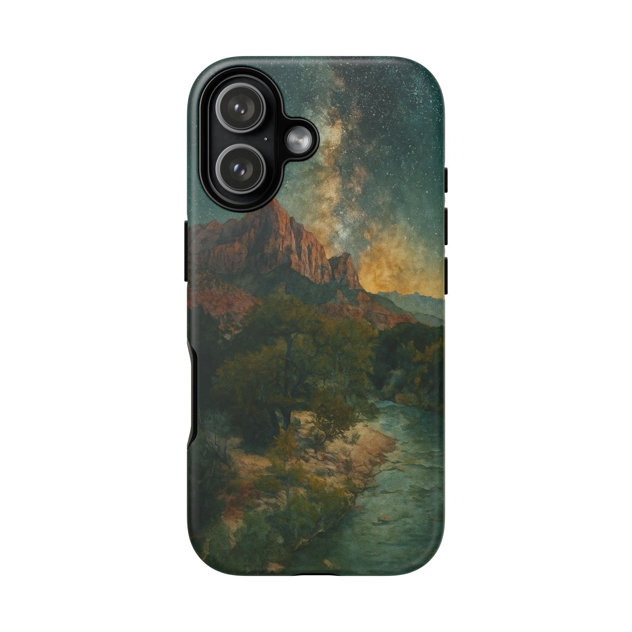 Zion National Park Milky Way Stars Phone Case - Perfect Gift for Nature Lovers and Park Enthusiasts