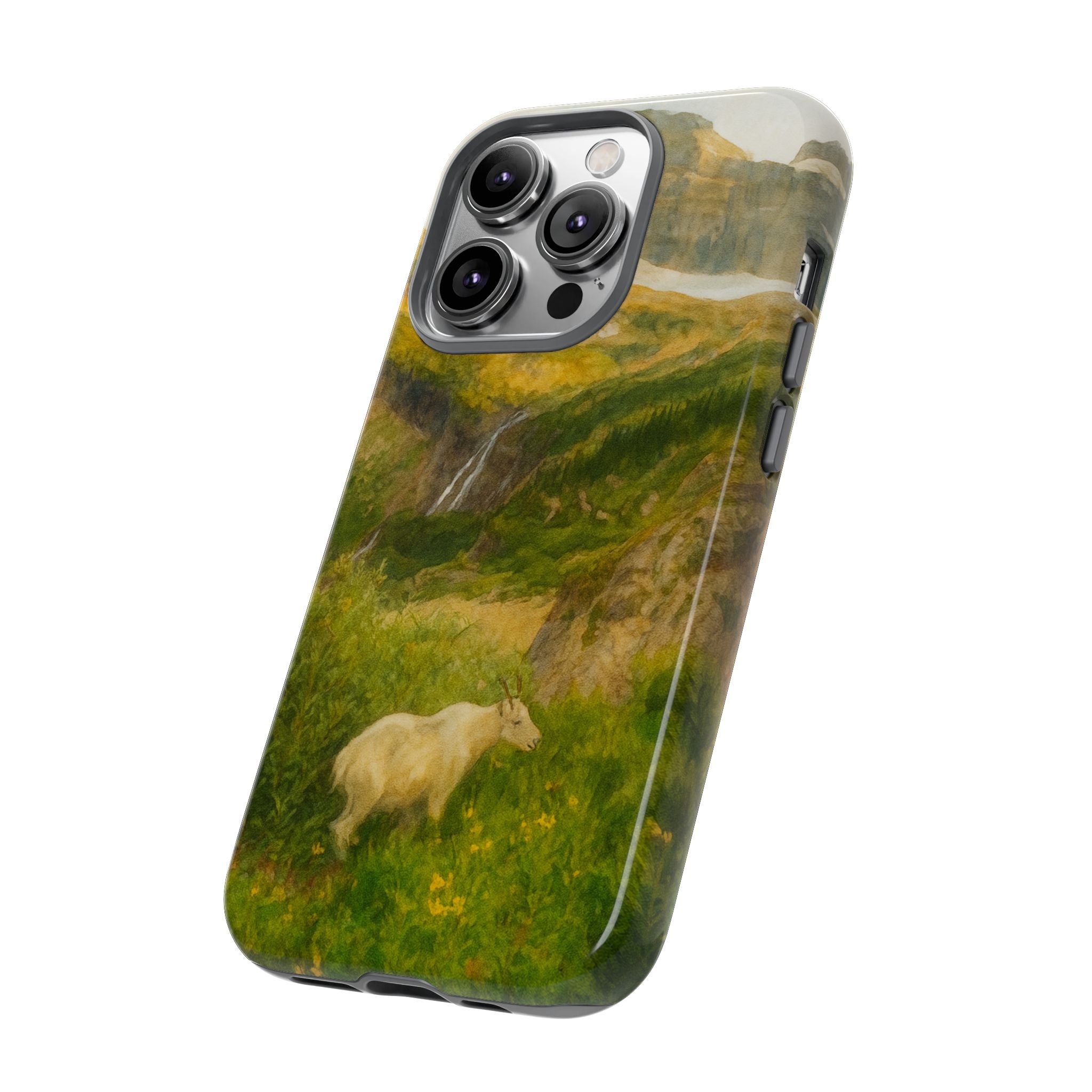 Glacier National Park Mountain Goat Phone Case - Perfect Gift for Nature Lovers and Park Enthusiasts