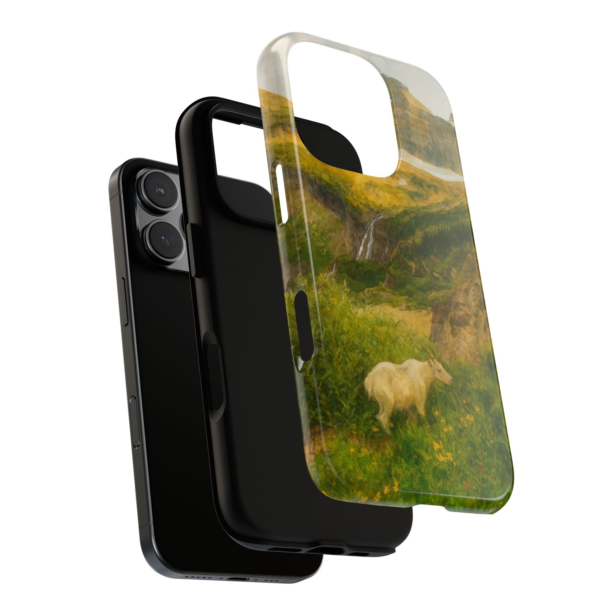 Glacier National Park Mountain Goat Phone Case - Perfect Gift for Nature Lovers and Park Enthusiasts