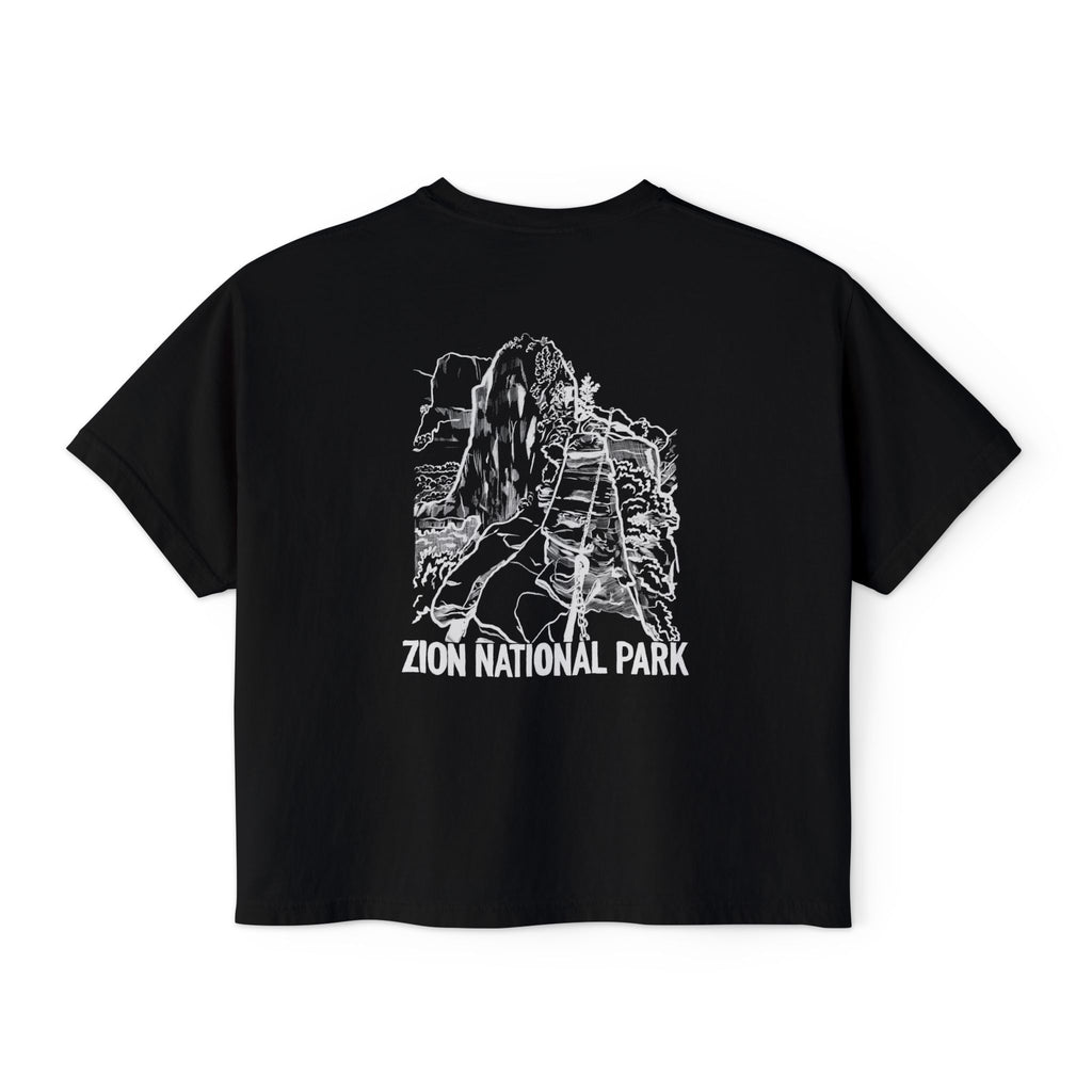 Zion National Park Galaxy Boxy Tee