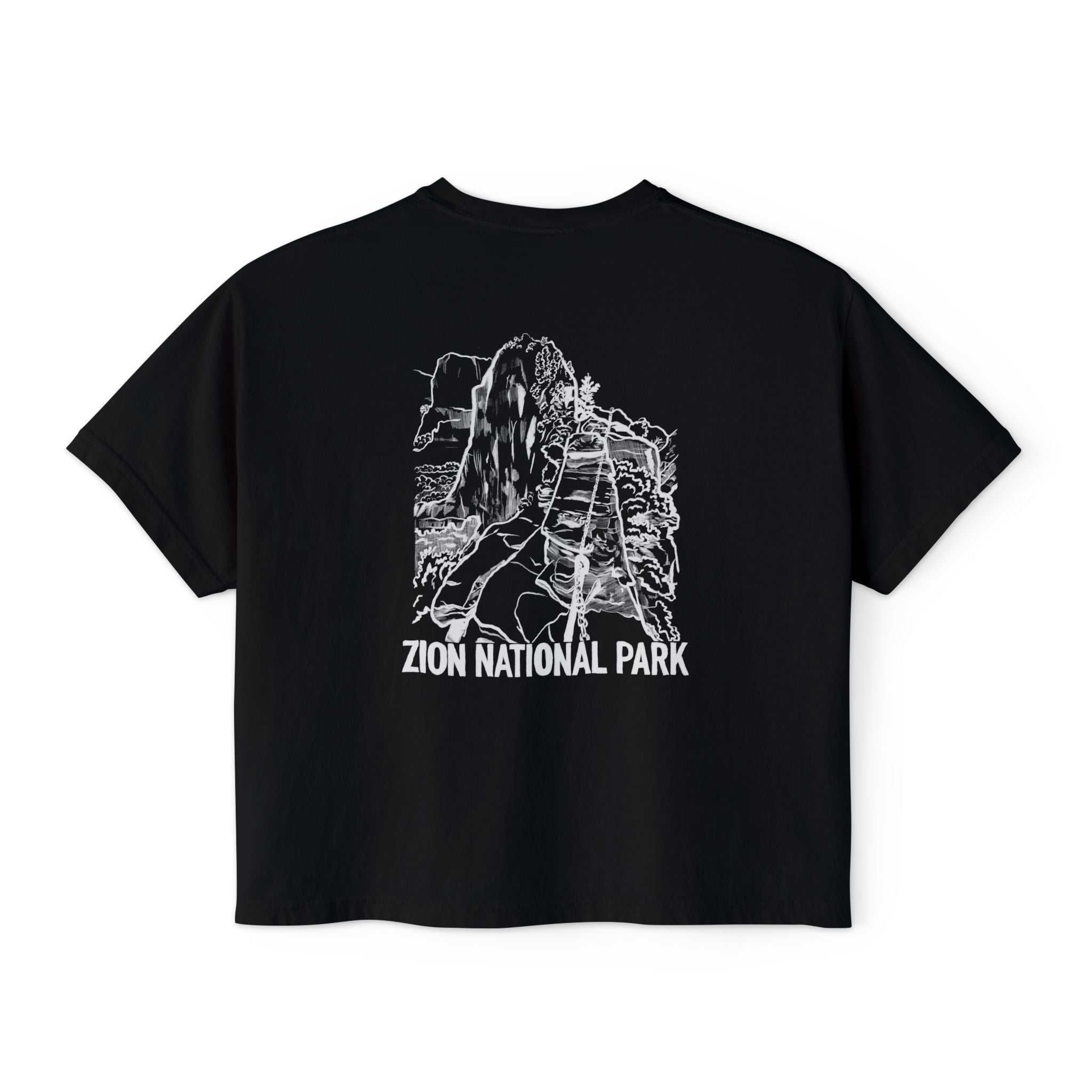 Zion National Park Galaxy Boxy Tee