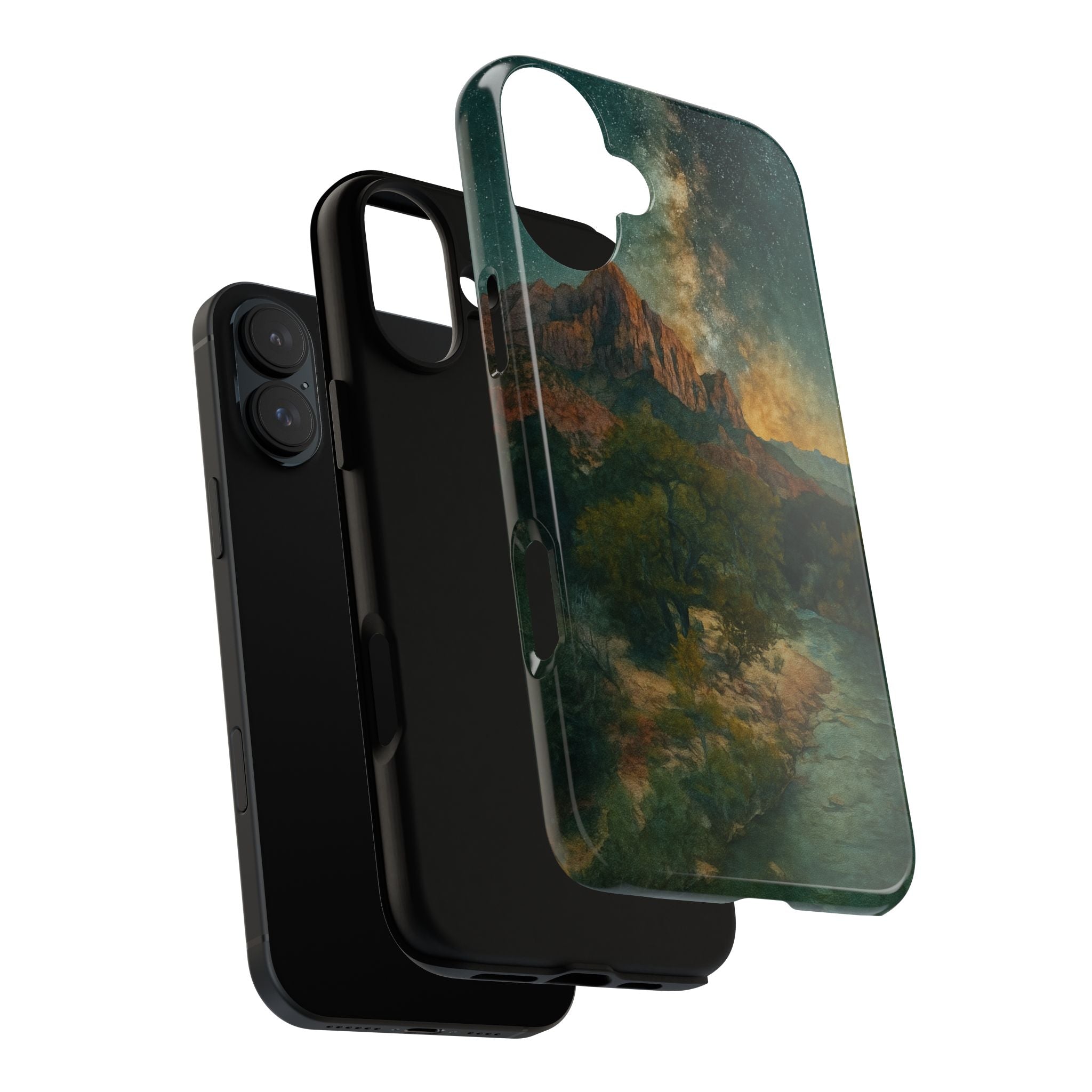 Zion National Park Milky Way Stars Phone Case - Perfect Gift for Nature Lovers and Park Enthusiasts
