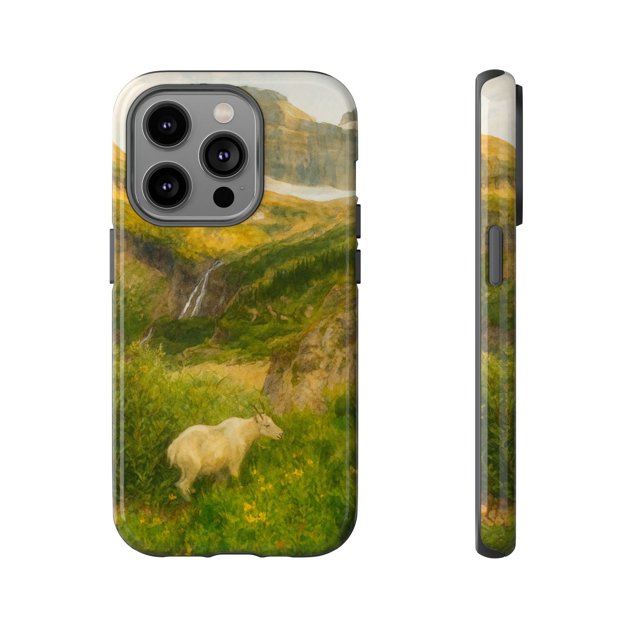 Glacier National Park Mountain Goat Phone Case - Perfect Gift for Nature Lovers and Park Enthusiasts
