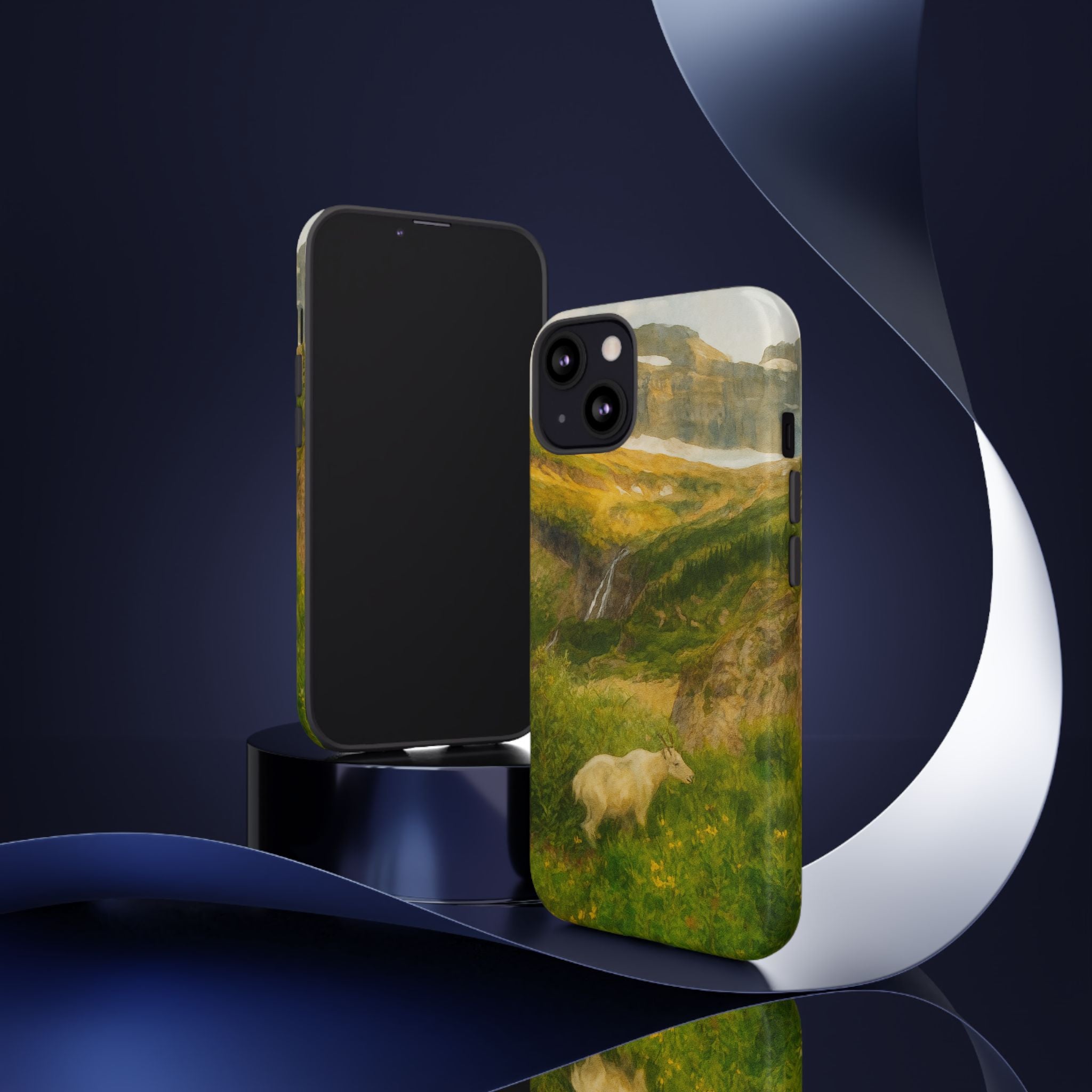 Glacier National Park Mountain Goat Phone Case - Perfect Gift for Nature Lovers and Park Enthusiasts