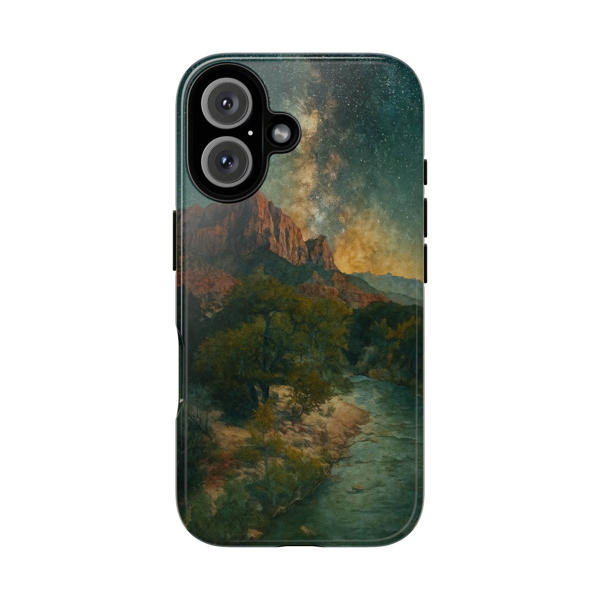 Zion National Park Milky Way Stars Phone Case - Perfect Gift for Nature Lovers and Park Enthusiasts