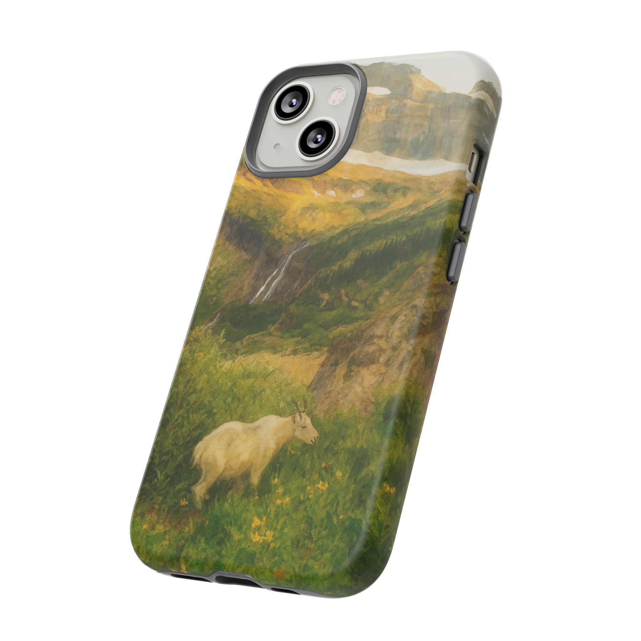 Glacier National Park Mountain Goat Phone Case - Perfect Gift for Nature Lovers and Park Enthusiasts