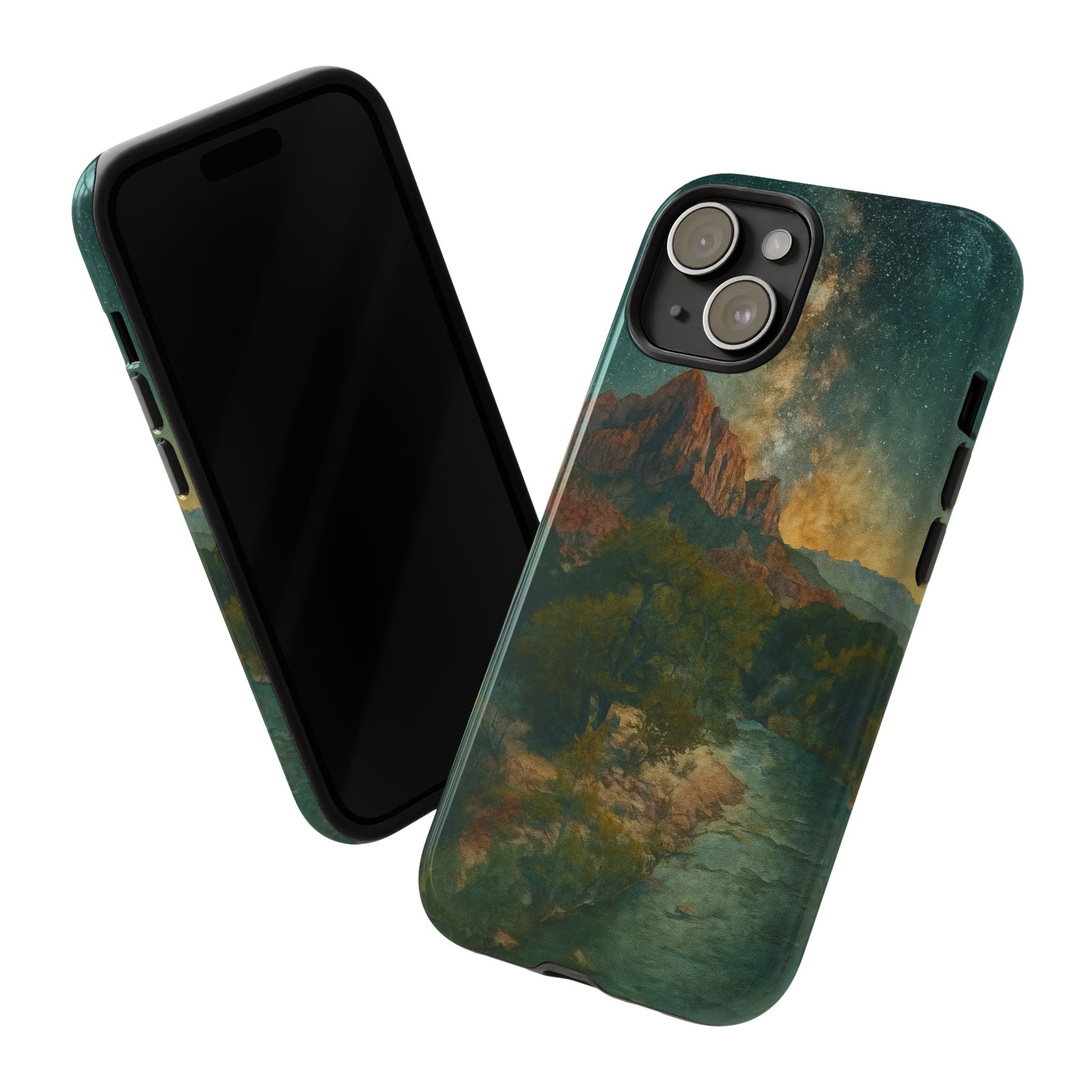 Zion National Park Milky Way Stars Phone Case - Perfect Gift for Nature Lovers and Park Enthusiasts