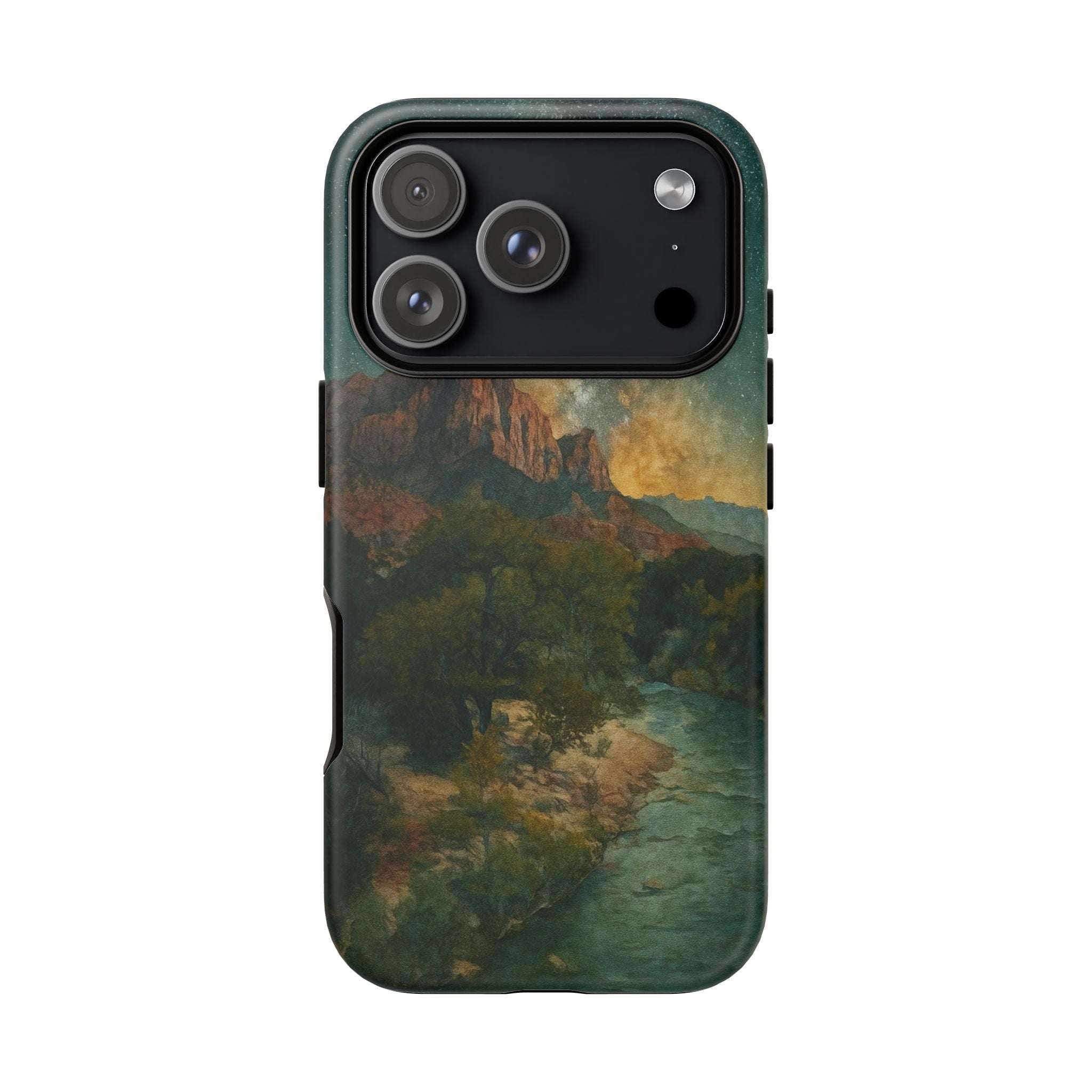 Zion National Park Milky Way Stars Phone Case - Perfect Gift for Nature Lovers and Park Enthusiasts
