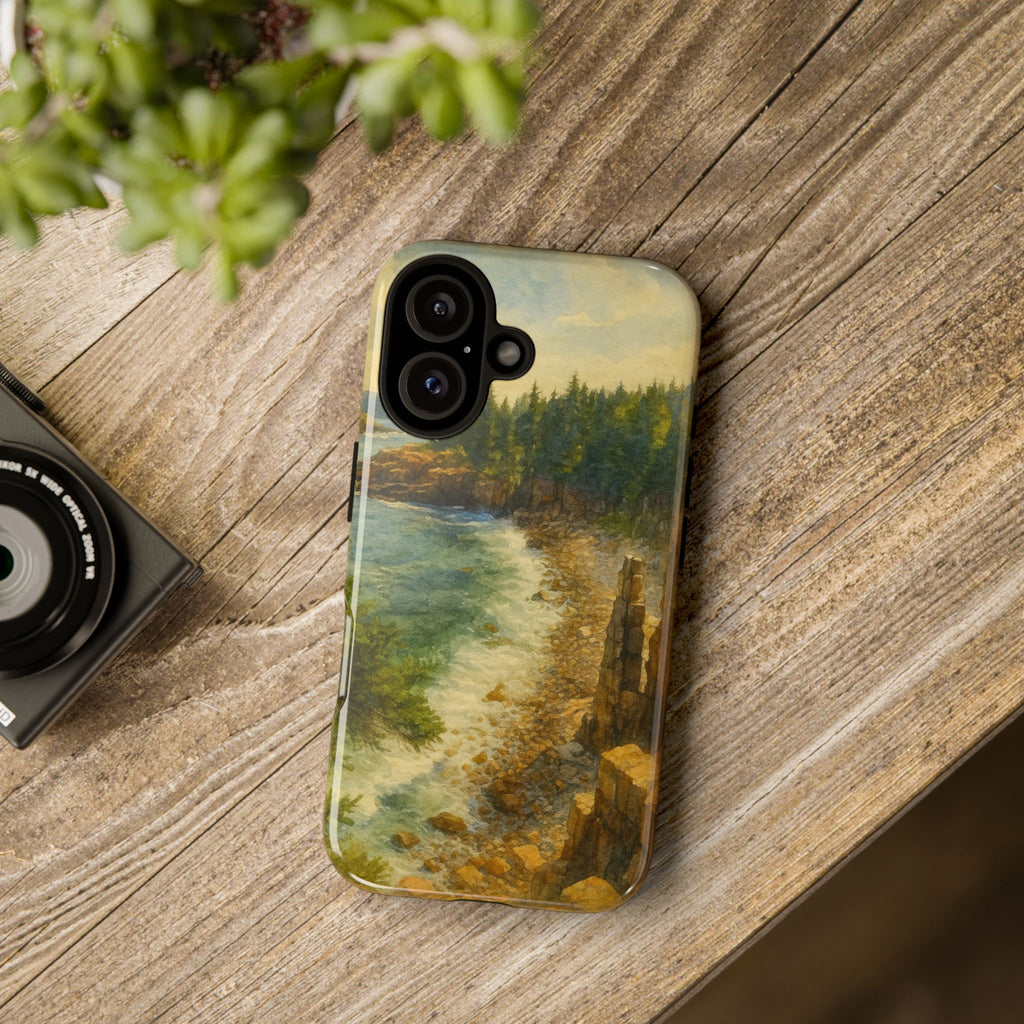 Acadia National Park Beach Phone Case - Perfect Gift for Nature Lovers and Park Enthusiasts