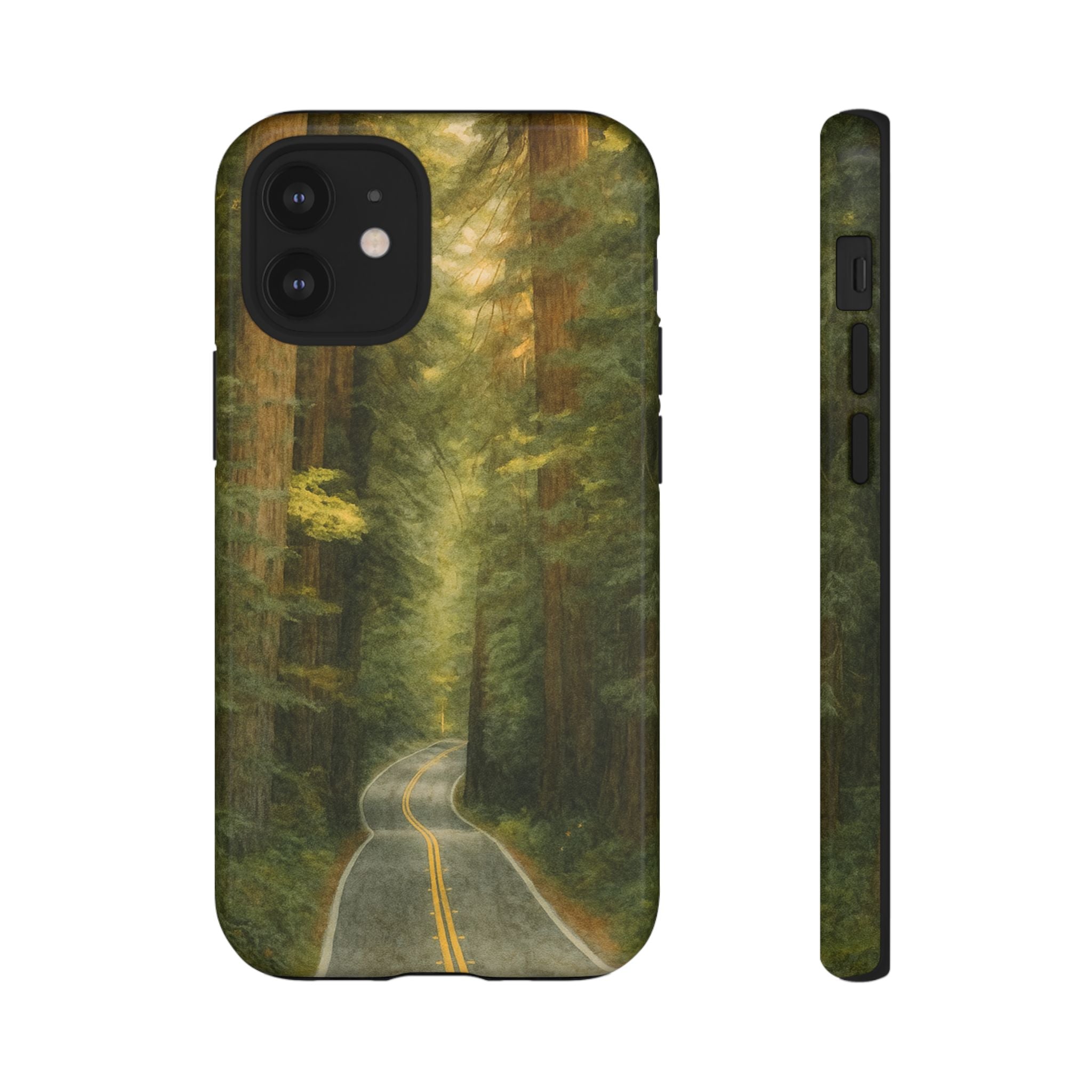 Redwoods National Park Road Phone Case - Perfect Gift for Nature Lovers and Park Enthusiasts