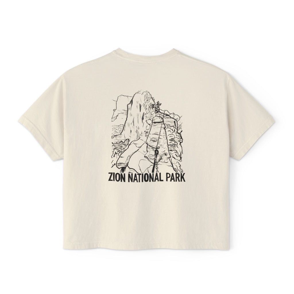 Zion National Park Galaxy Boxy Tee