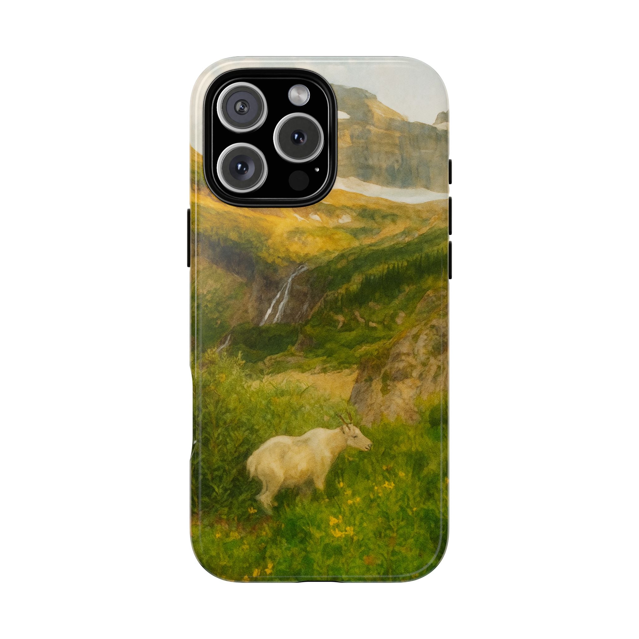 Glacier National Park Mountain Goat Phone Case - Perfect Gift for Nature Lovers and Park Enthusiasts