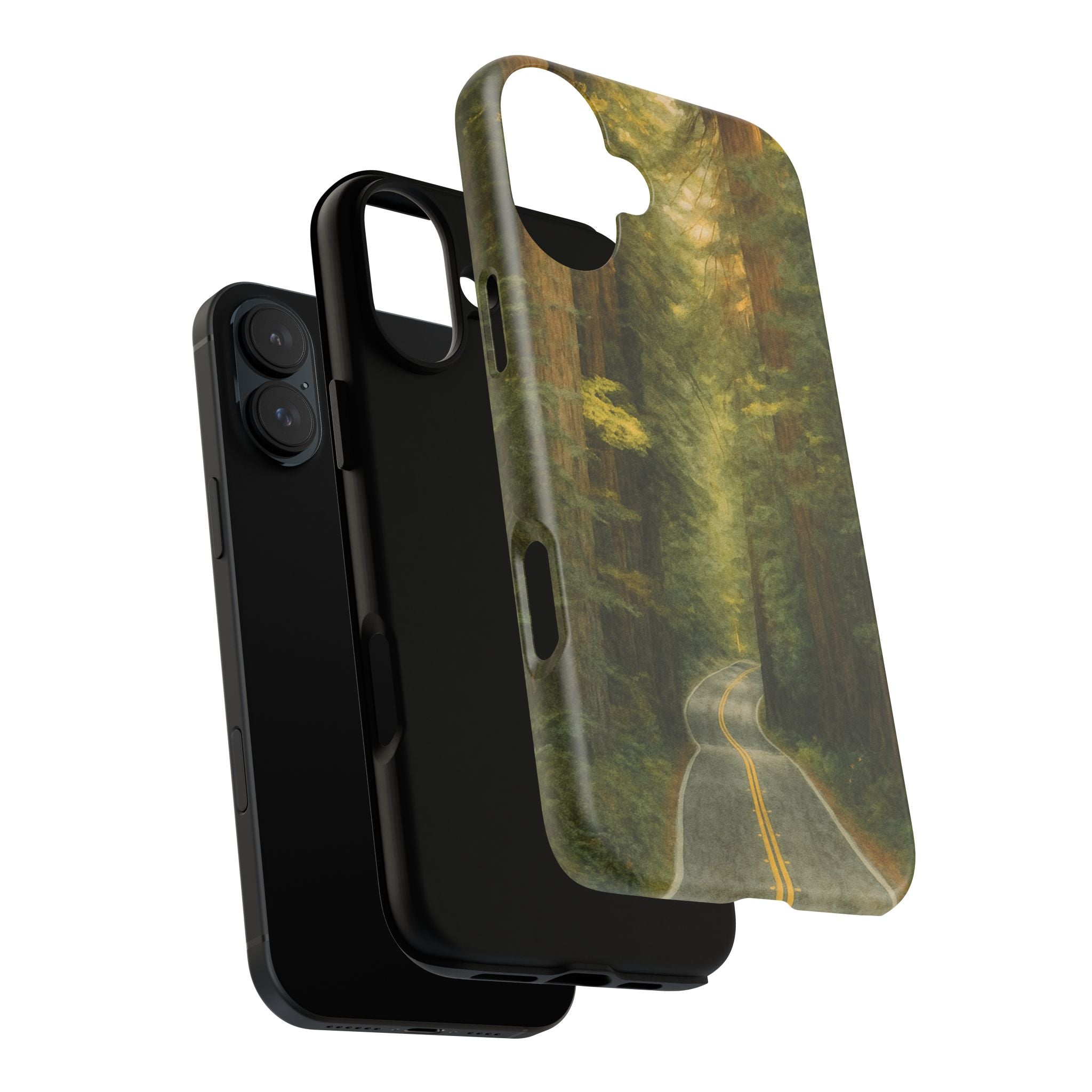 Redwoods National Park Road Phone Case - Perfect Gift for Nature Lovers and Park Enthusiasts