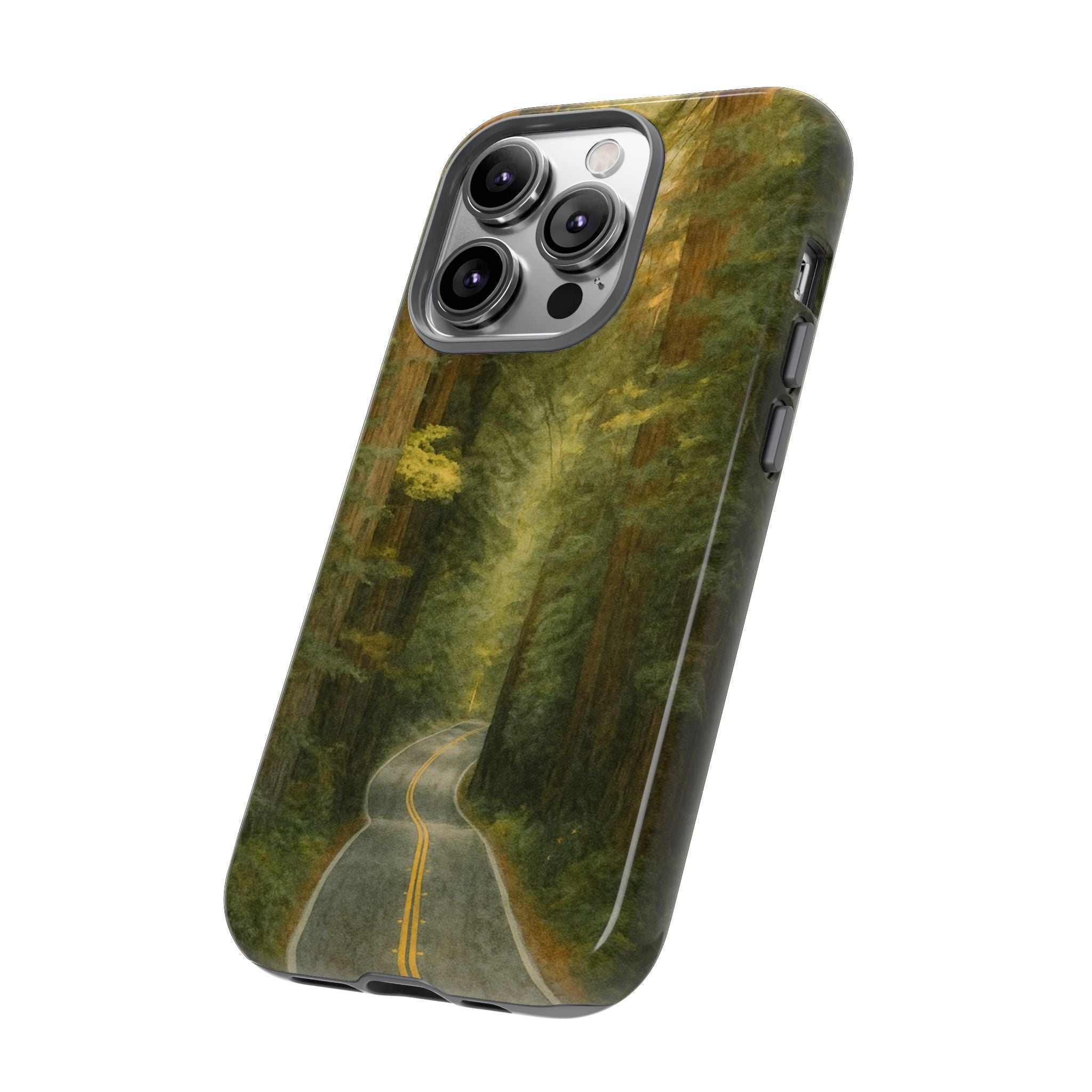Redwoods National Park Road Phone Case - Perfect Gift for Nature Lovers and Park Enthusiasts