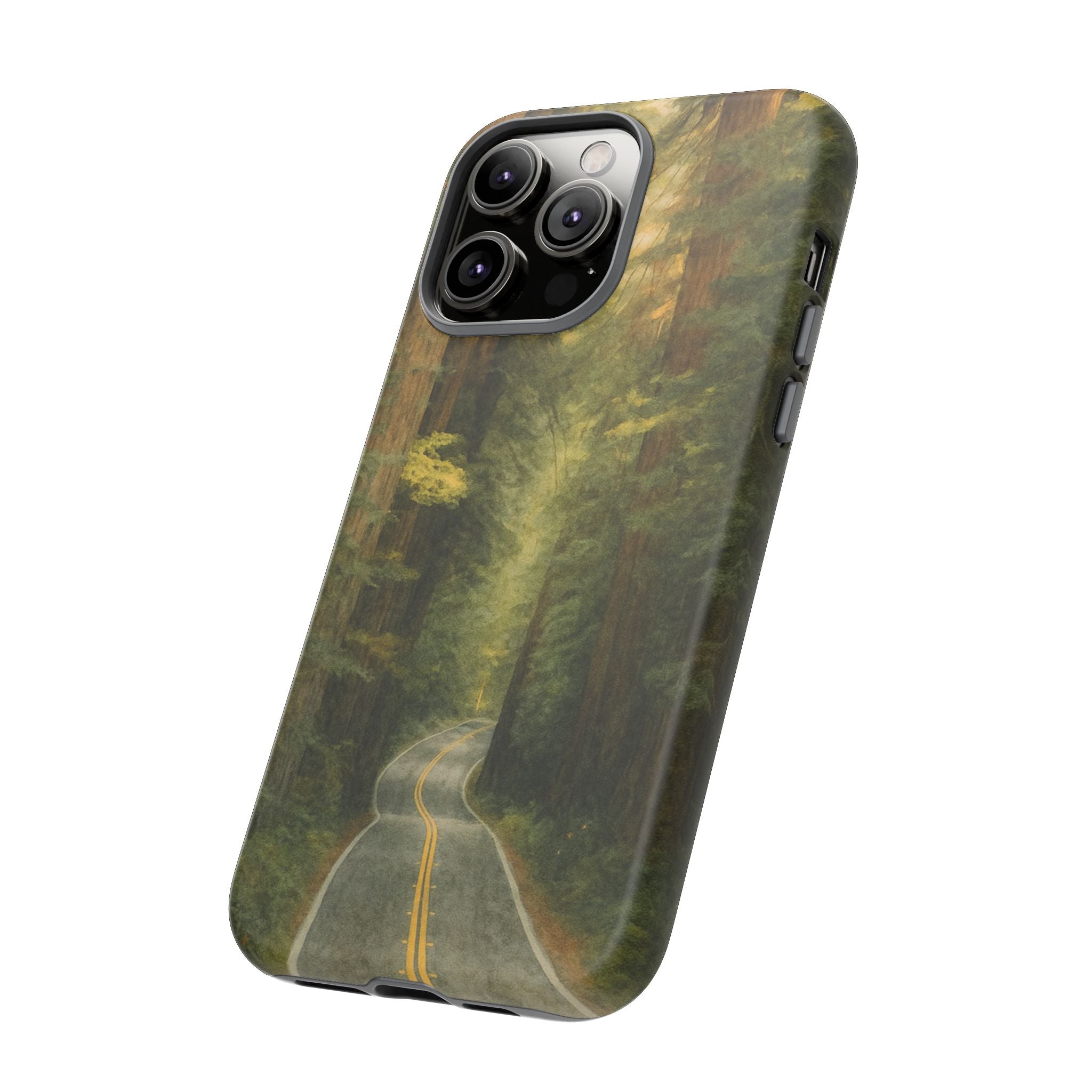 Redwoods National Park Road Phone Case - Perfect Gift for Nature Lovers and Park Enthusiasts