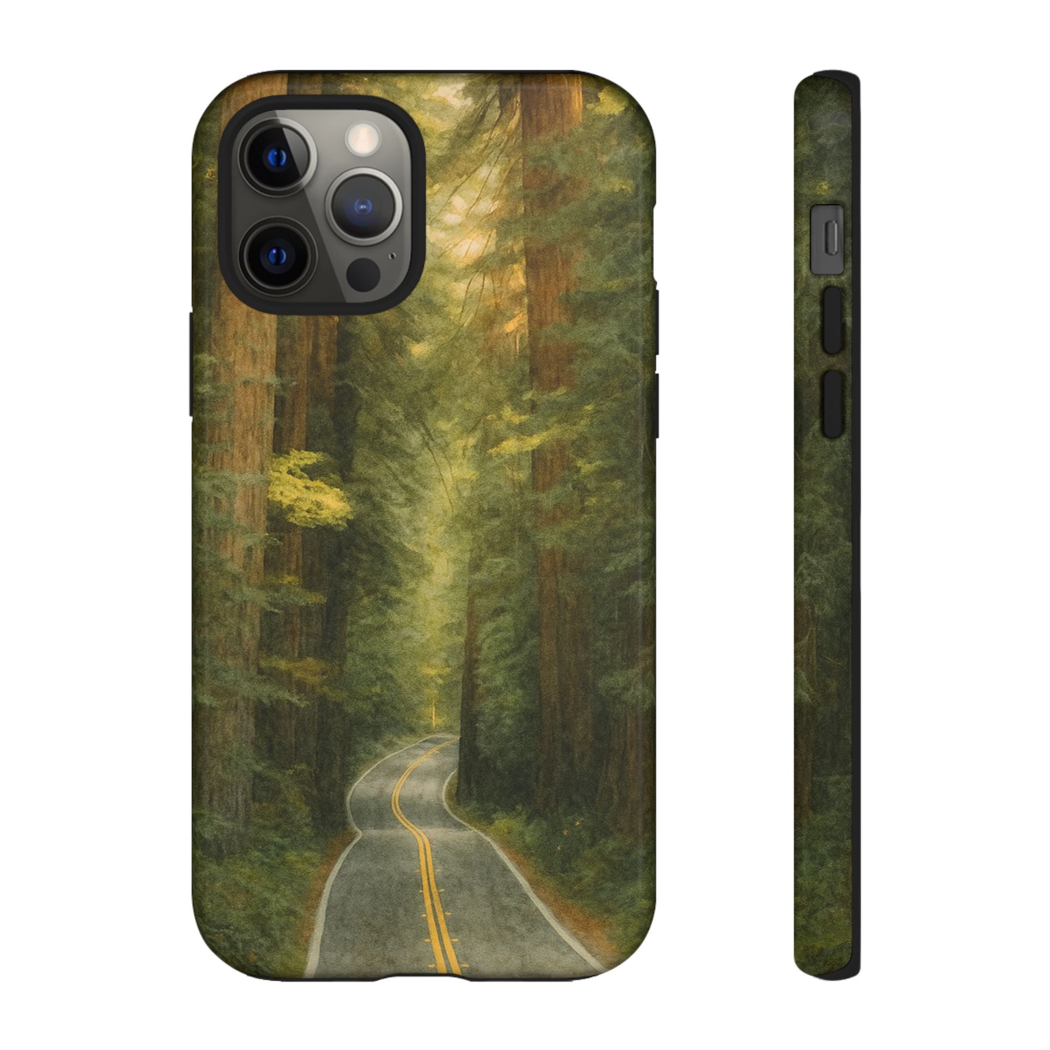 Redwoods National Park Road Phone Case - Perfect Gift for Nature Lovers and Park Enthusiasts