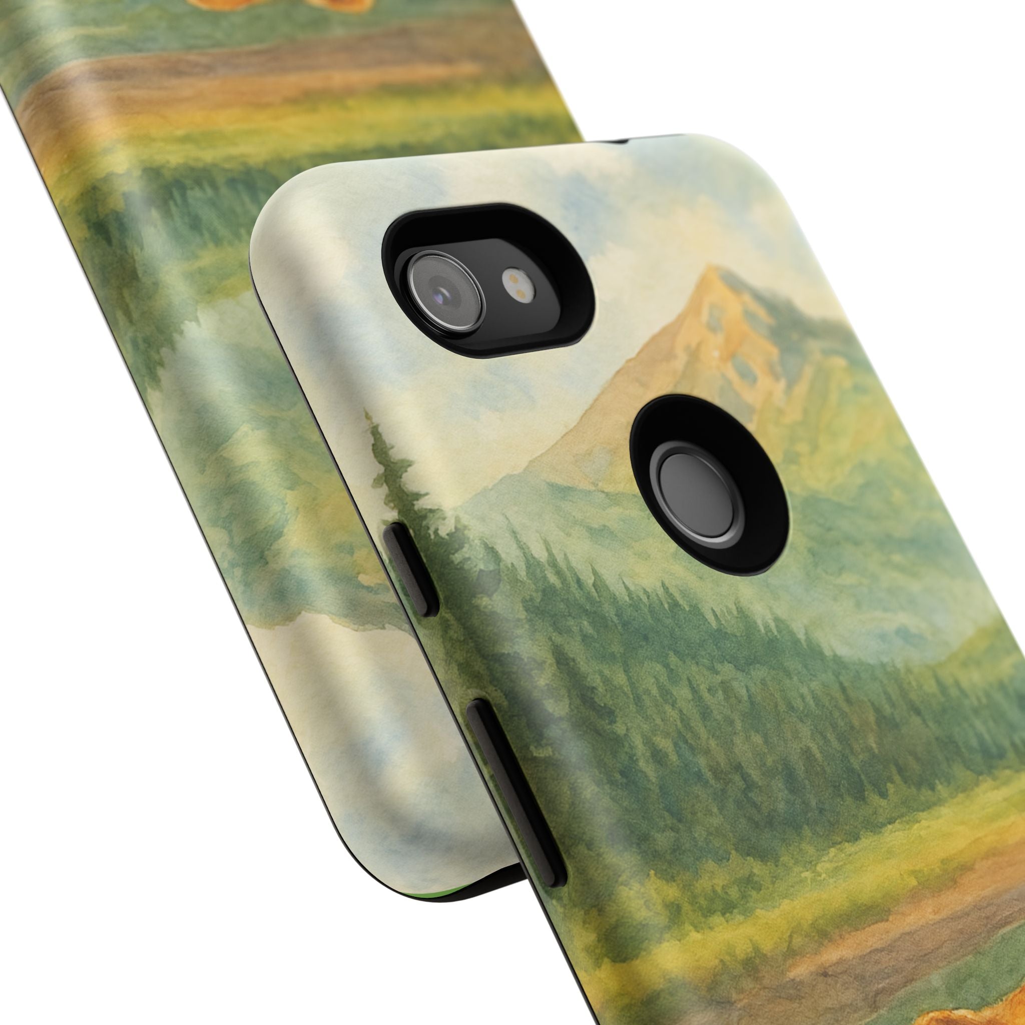 Scenic Bear Phone Case with, Tough & Protective Shell, Nature Lover Gift, Wildlife Art, Outdoor Adventure Accessory