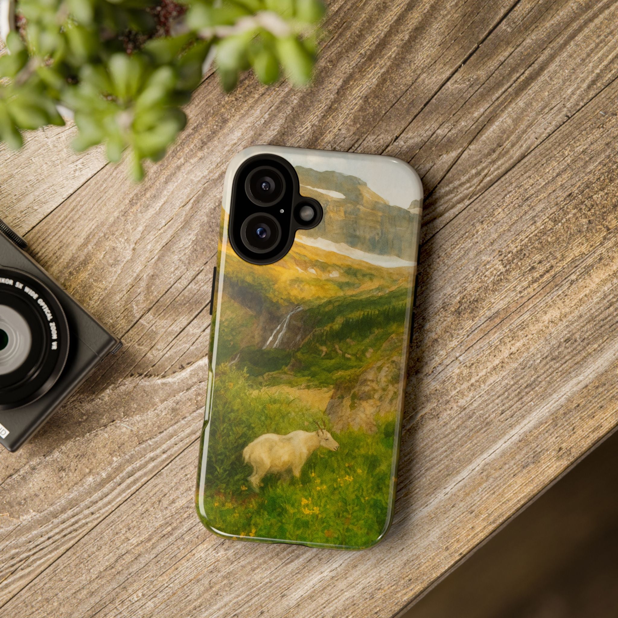 Glacier National Park Mountain Goat Phone Case - Perfect Gift for Nature Lovers and Park Enthusiasts