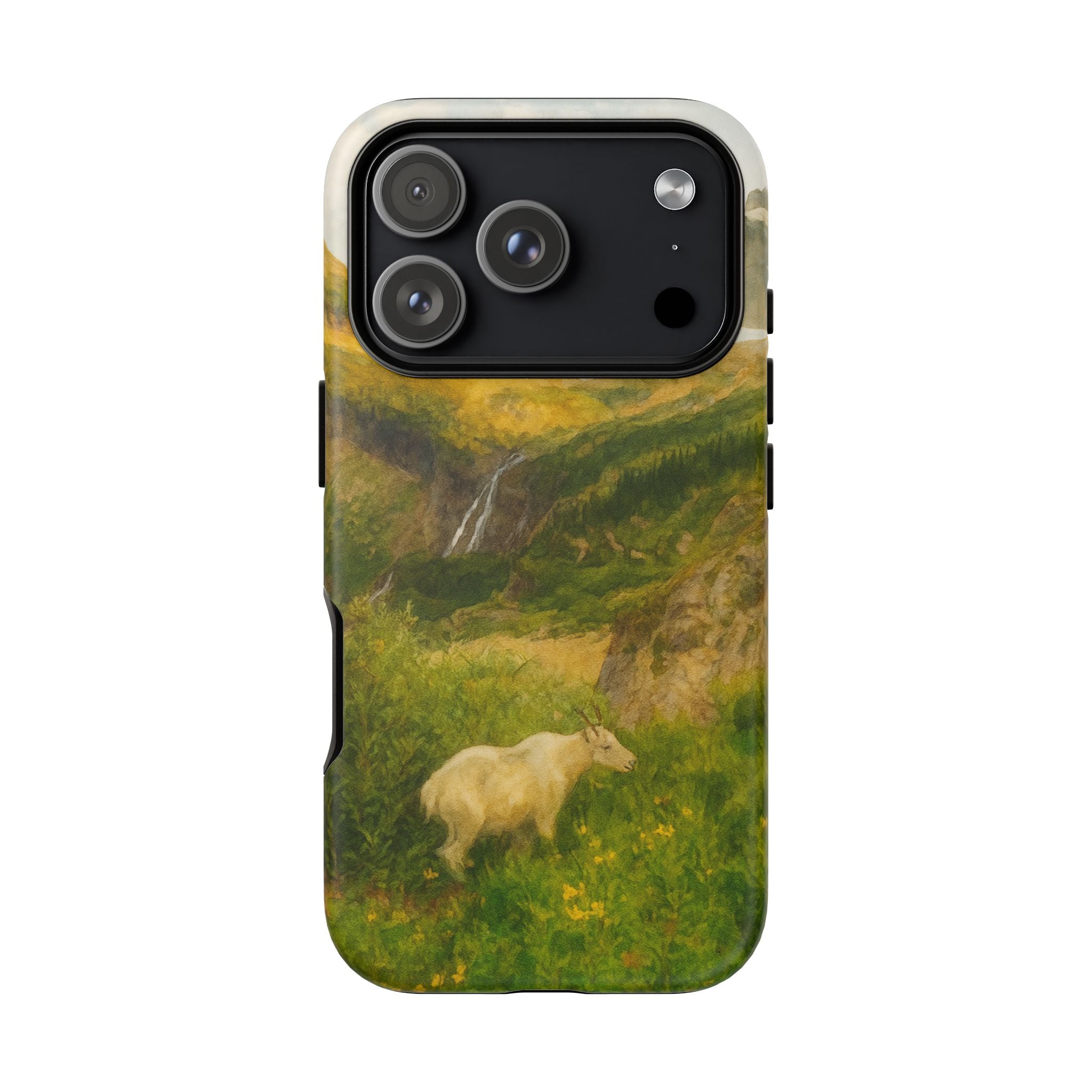 Glacier National Park Mountain Goat Phone Case - Perfect Gift for Nature Lovers and Park Enthusiasts