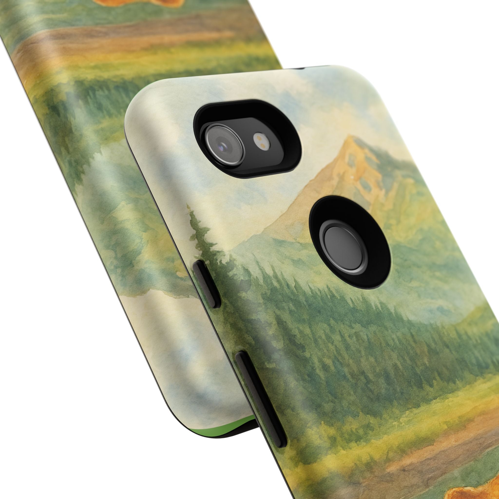 Scenic Bear Phone Case with, Tough & Protective Shell, Nature Lover Gift, Wildlife Art, Outdoor Adventure Accessory