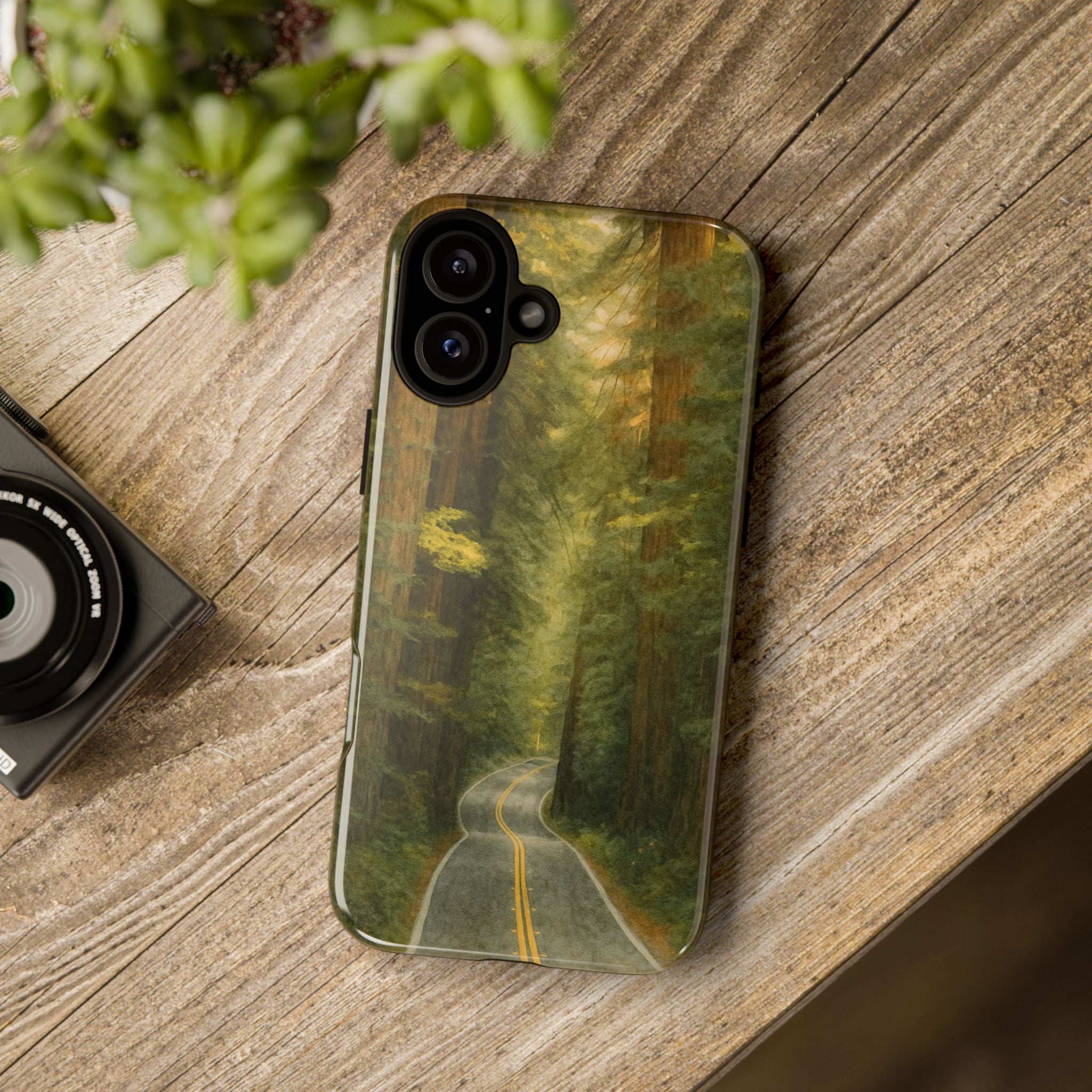 Redwoods National Park Road Phone Case - Perfect Gift for Nature Lovers and Park Enthusiasts