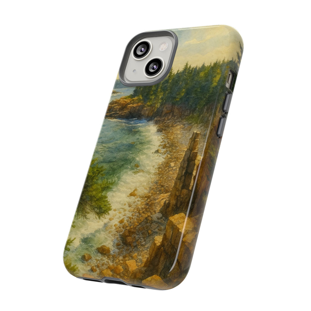 Acadia National Park Beach Phone Case - Perfect Gift for Nature Lovers and Park Enthusiasts
