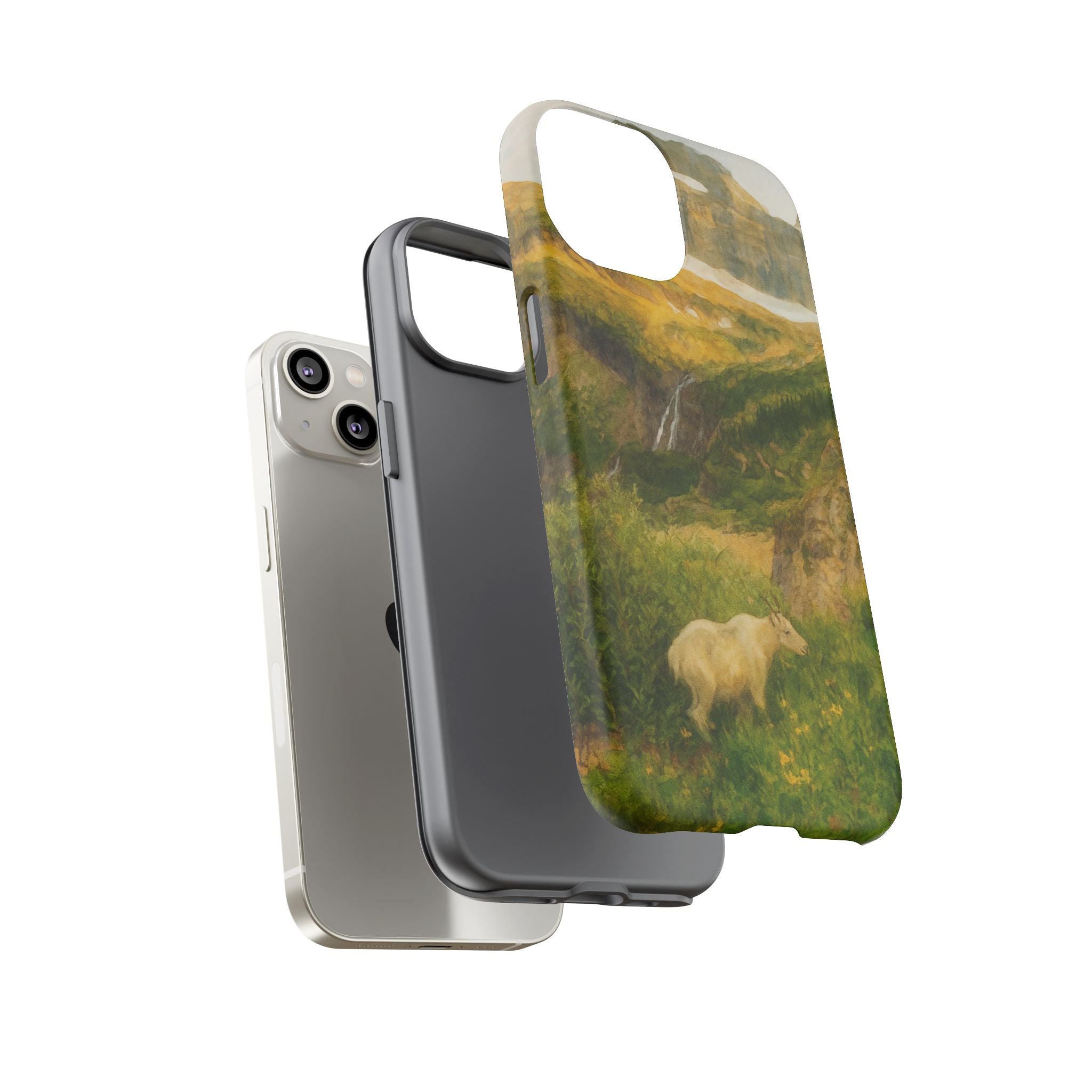 Glacier National Park Mountain Goat Phone Case - Perfect Gift for Nature Lovers and Park Enthusiasts